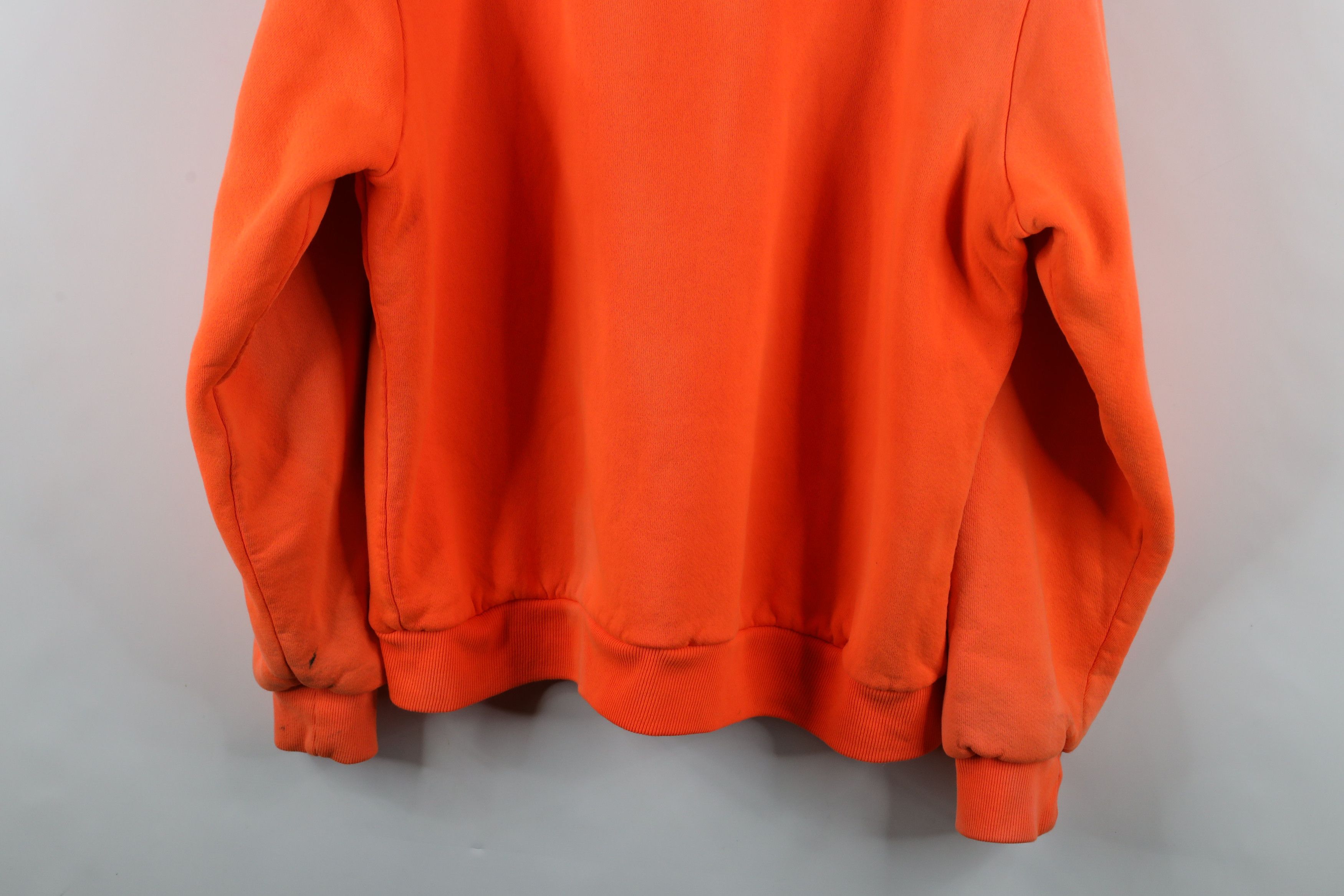 Vintage Vintage 90s Streetwear Full Zip Hoodie Blaze Orange USA Size US XXL / EU 58 / 5 - 14 Thumbnail