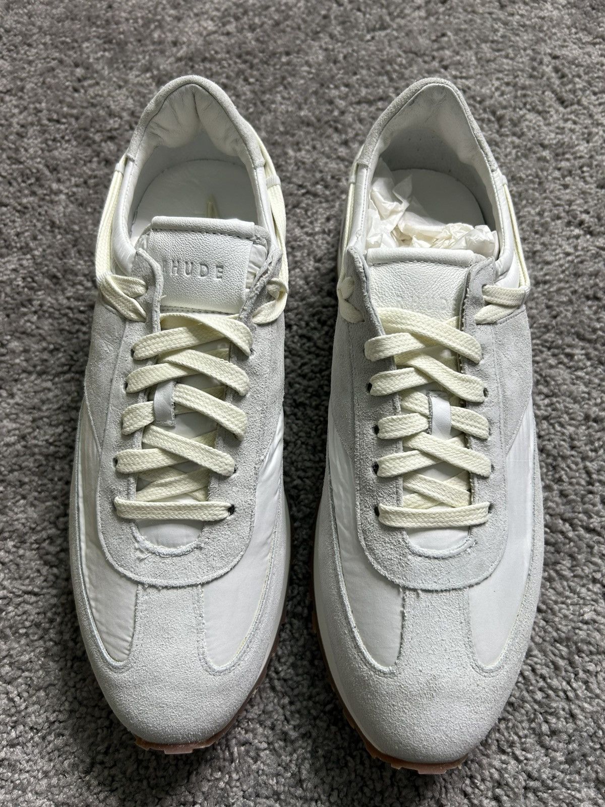 Rhude Size 9 - Rhude Rhunner White And Gray Sneakers Made In Italy Size US 9 / EU 42 - 4 Thumbnail