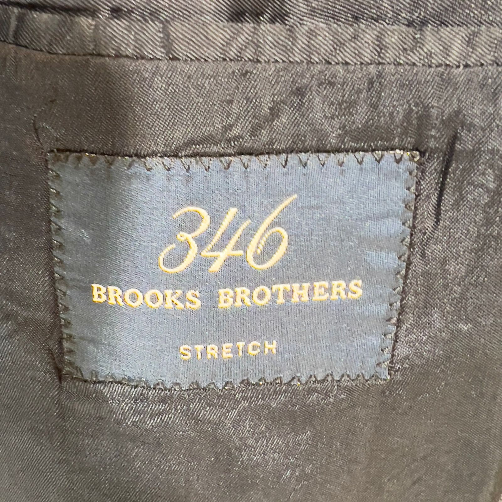 Brooks Brothers Brooks Brothers 346 Pin Stripe Suit SZ 43R Classic Blue Wool Size 42R - 2 Thumbnail