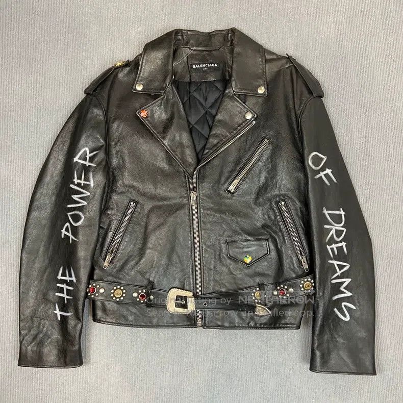 Balenciaga Balenciaga Leather Jacket Size US S / EU 44-46 / 1 - 1 Thumbnail