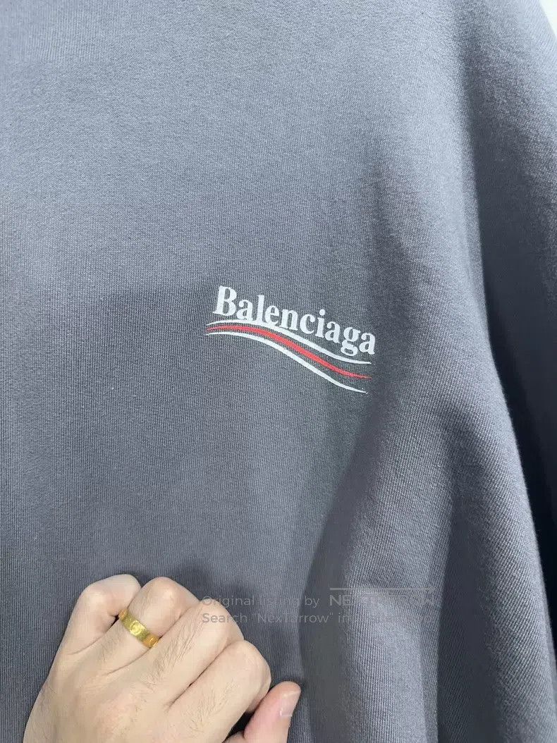 Balenciaga Balenciaga Gray Coca-Cola Wave Hooded Sweatshirt Size US M / EU 48-50 / 2 - 3 Thumbnail