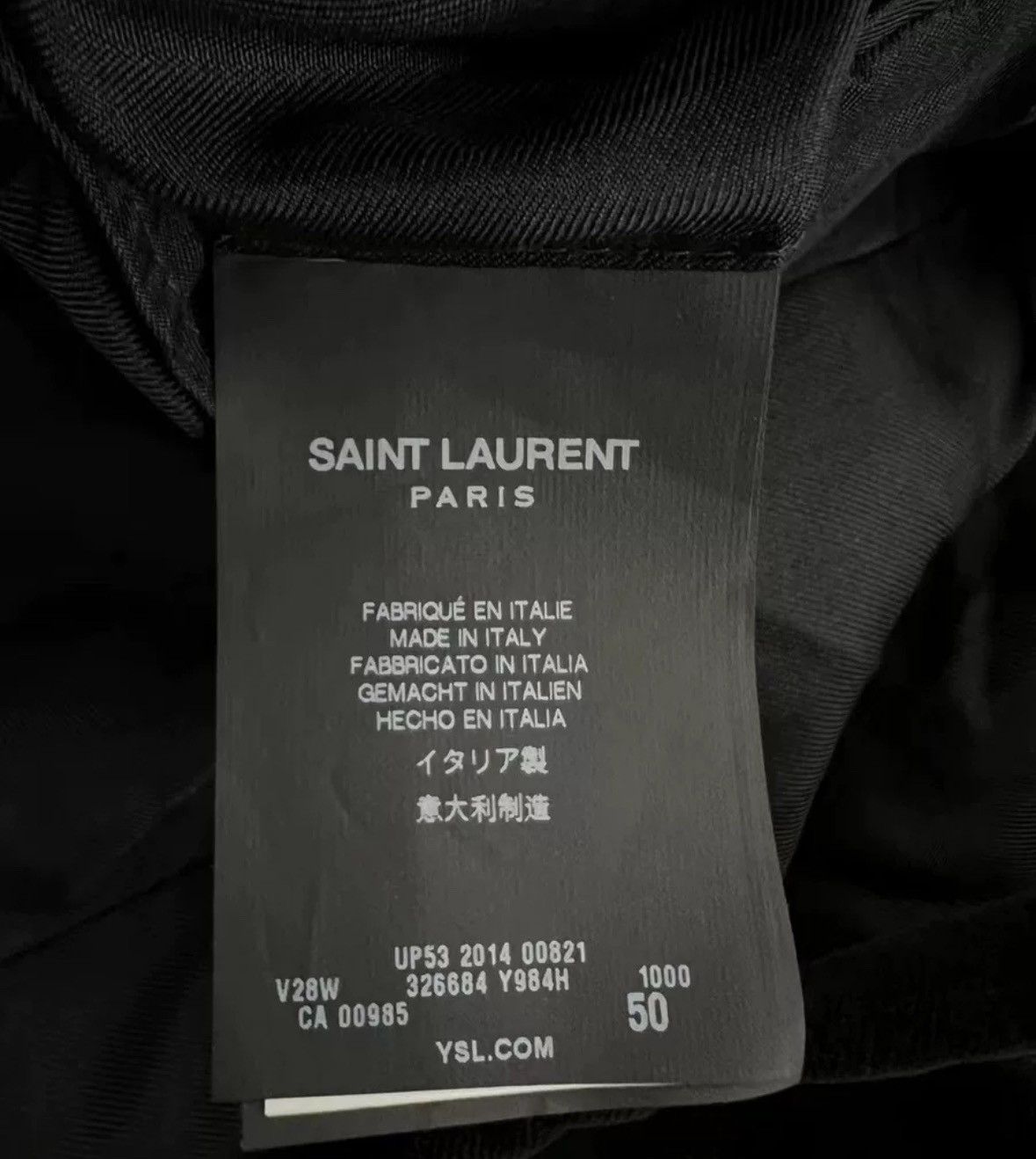 Saint Laurent Paris × Yves Saint Laurent SAINT LAURENT SLP Velvet Suit 2412-Nextarrow Size US M / EU 48-50 / 2 - 4 Thumbnail