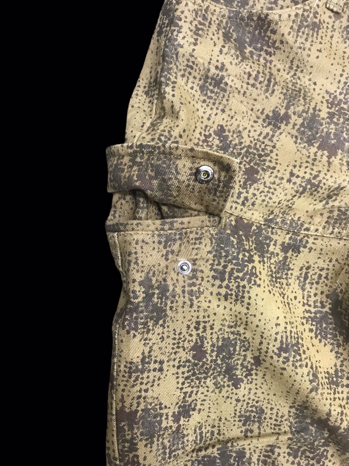 291295=Homme 💥291295 HOMME Very Rare Full Print Stamp Cargo Pant F106 Size US 27 - 11 Thumbnail