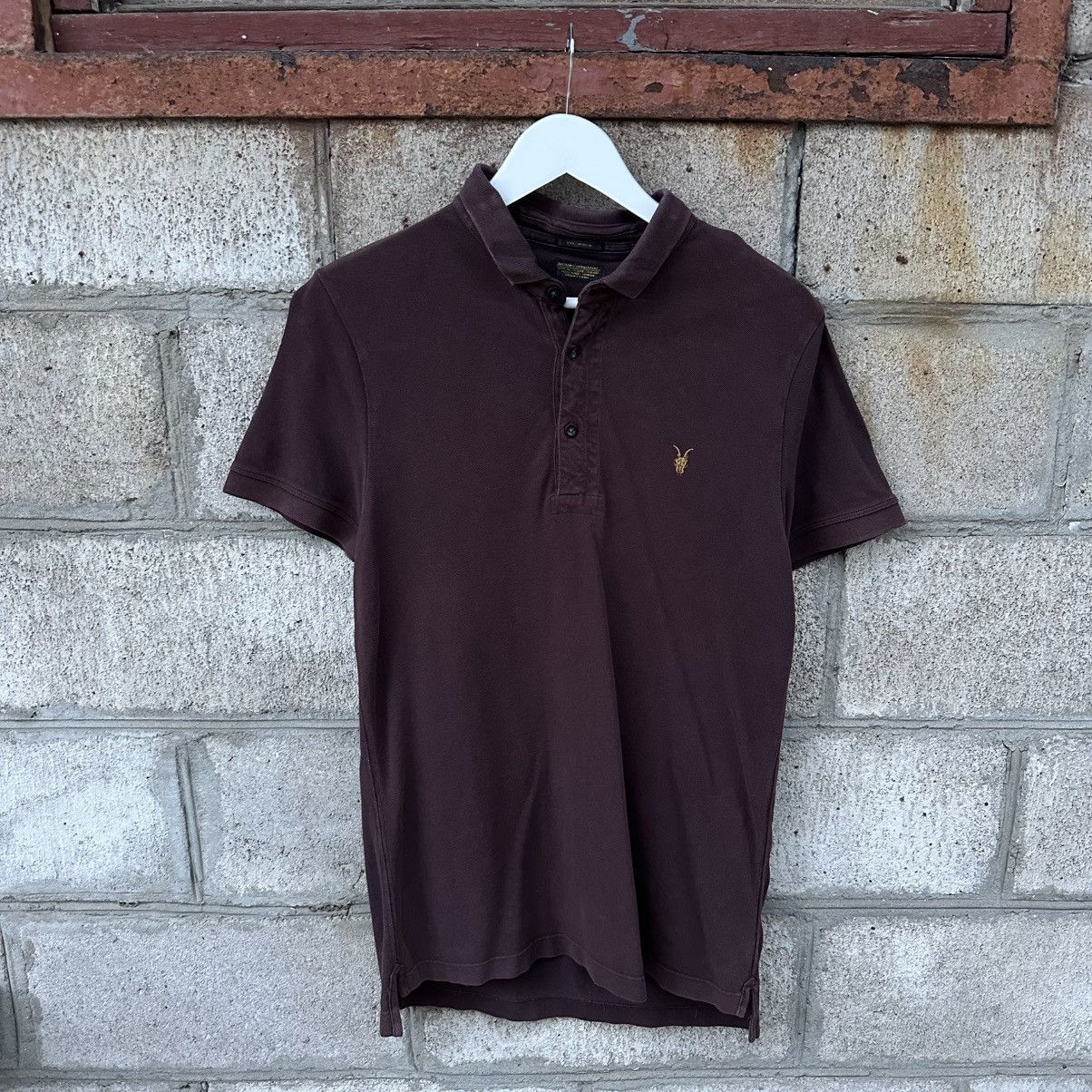 Allsaints Luxury Allsaints Polo Basic Fit Y2K 00s USA Size M Size US M / EU 48-50 / 2 - 1 Thumbnail