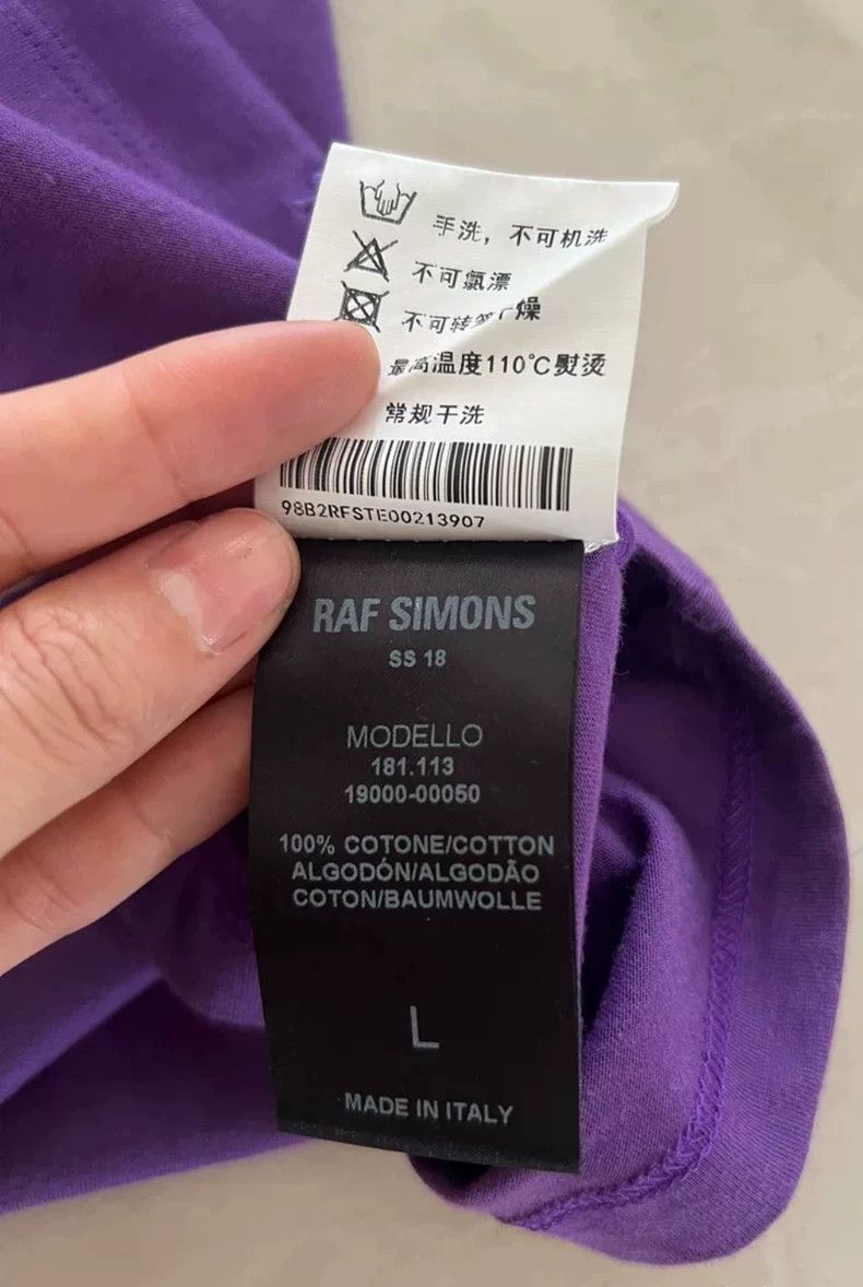 Raf Simons Raf simons Purple T-shirt Size US L / EU 52-54 / 3 - 5 Thumbnail