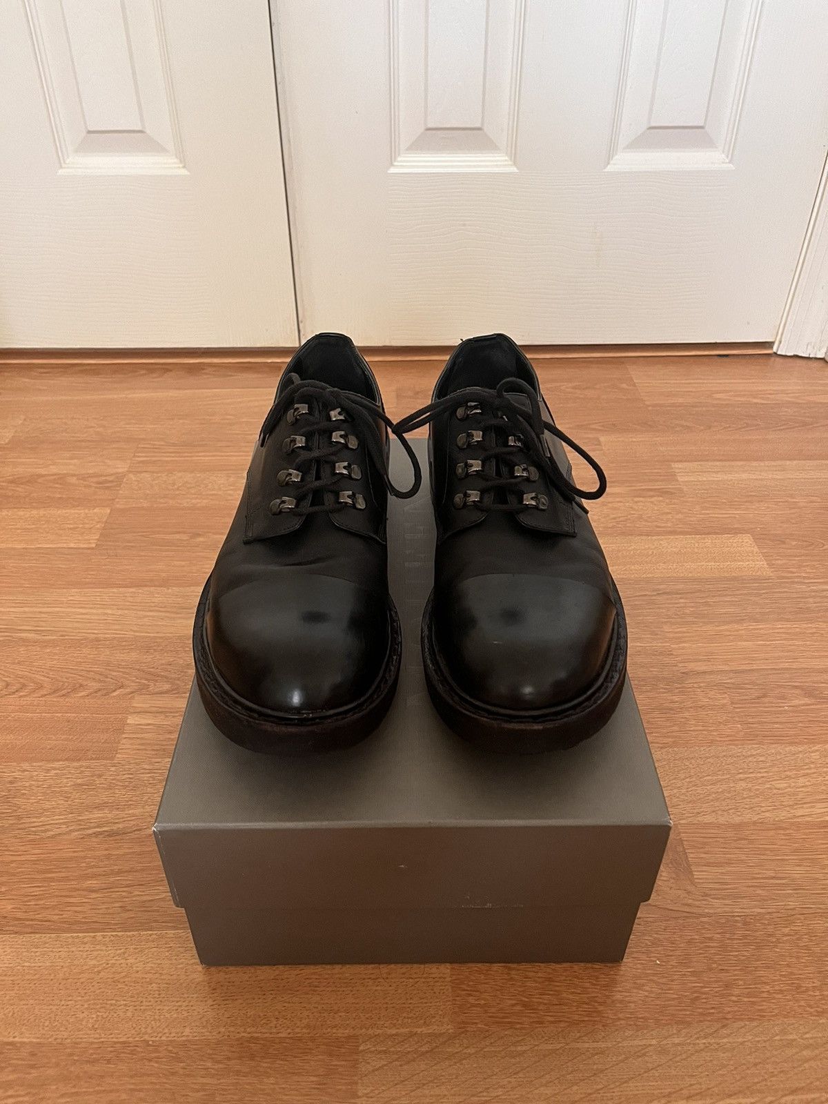 Alexander McQueen × MCQ × McQ Alexander McQueen Alexander McQueen Leather Derby Brogue Shoe Size 44 (11US) Size US 11 / EU 44 - 3 Thumbnail