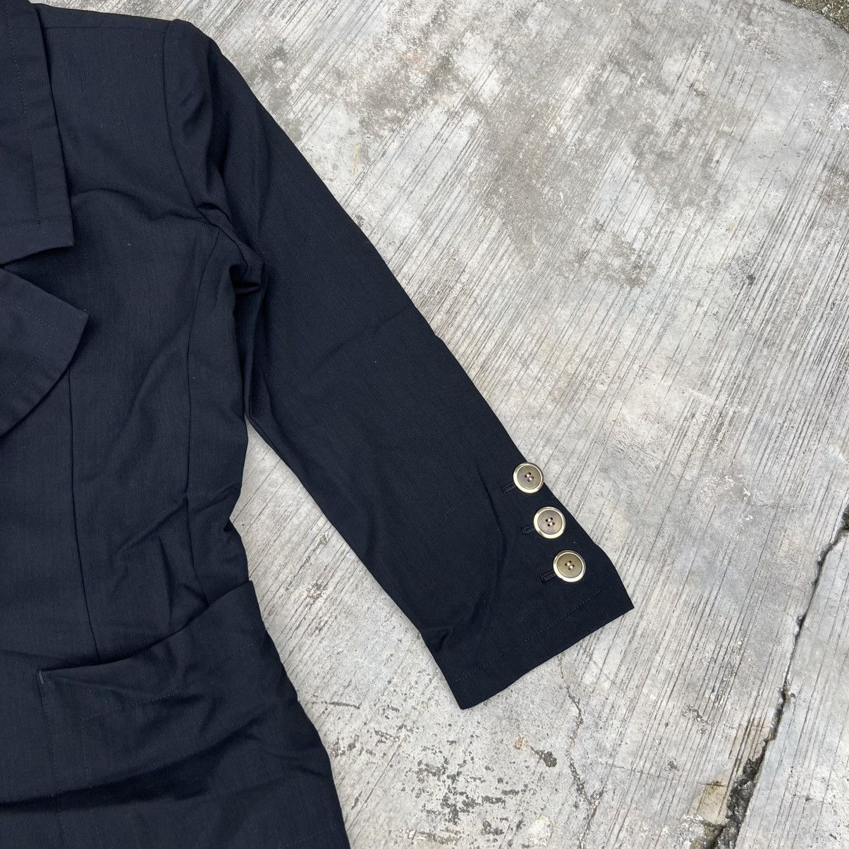Yves Saint Laurent “YVES SAINT LAURENT” VINTAGE BLACK BLAZER Size S / US 4 / IT 40 - 4 Thumbnail