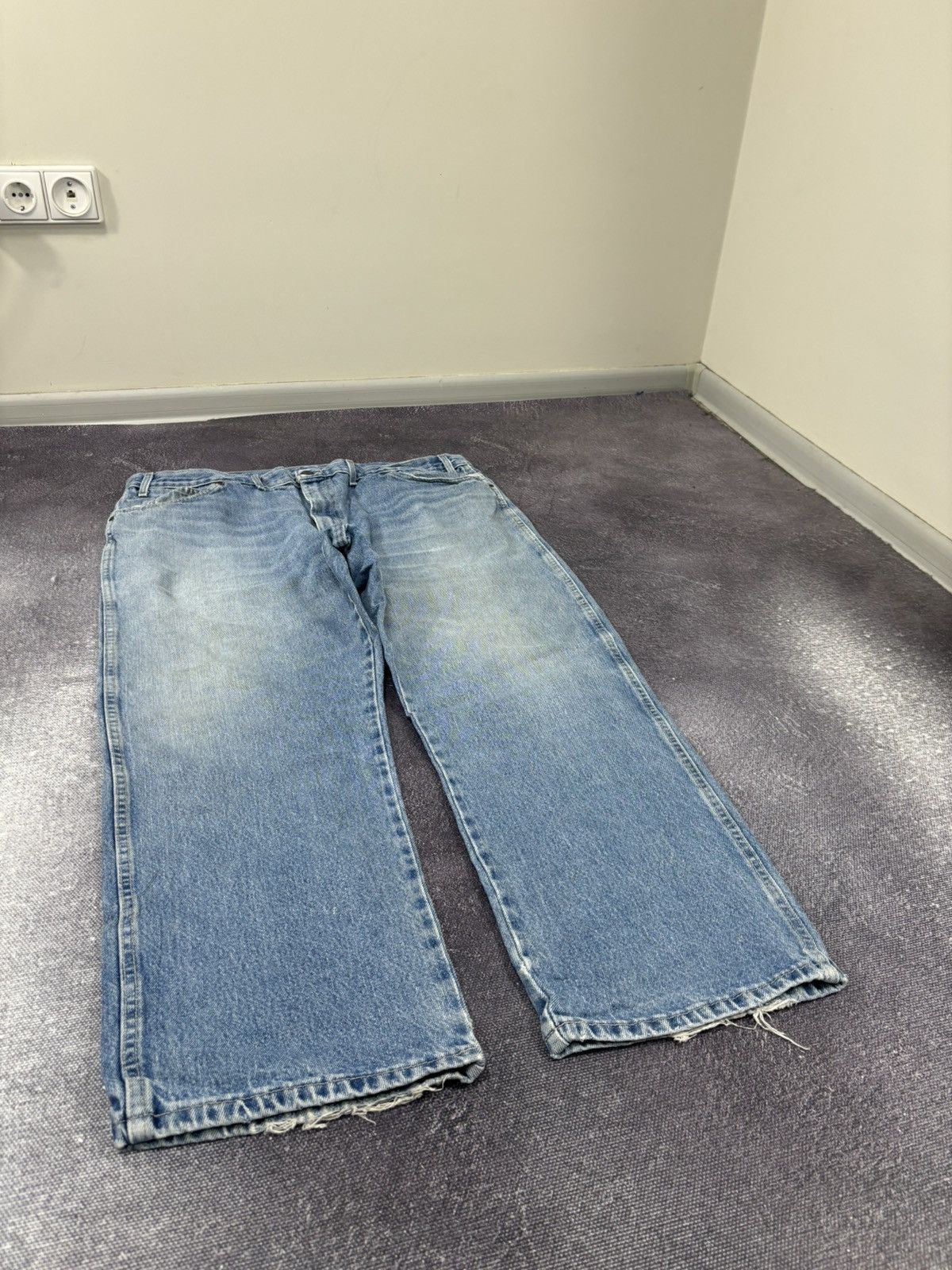 Dickies Vintage Dickies Y2K Faded Light Blue Denim Hype Baggy Jeans Size US 44 / EU 60 - 9 Thumbnail