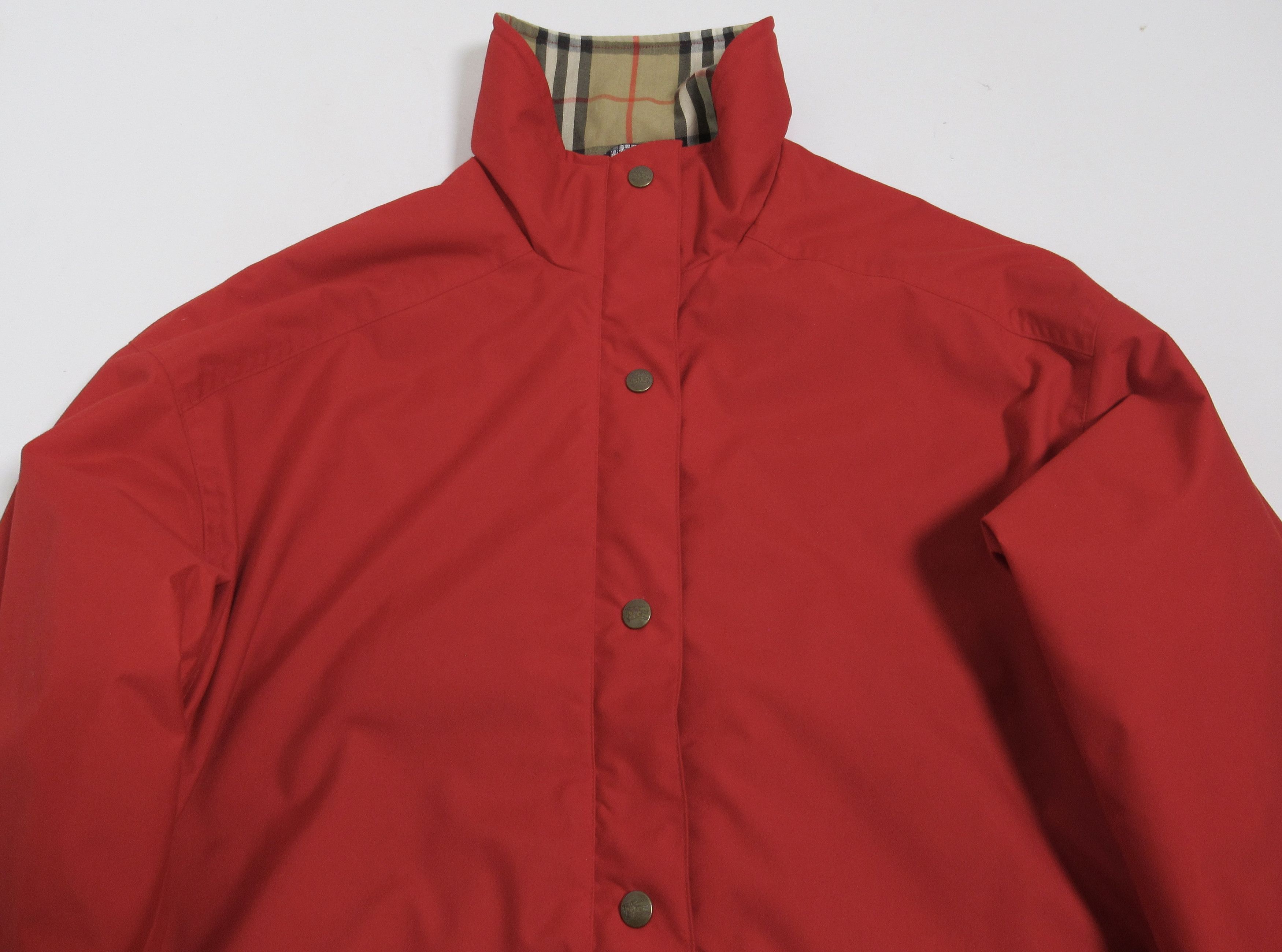 Burberry Burberrys Softshell Fleece Lining Jacket Red Made In U.S.A. Size US S / EU 44-46 / 1 - 2 Thumbnail