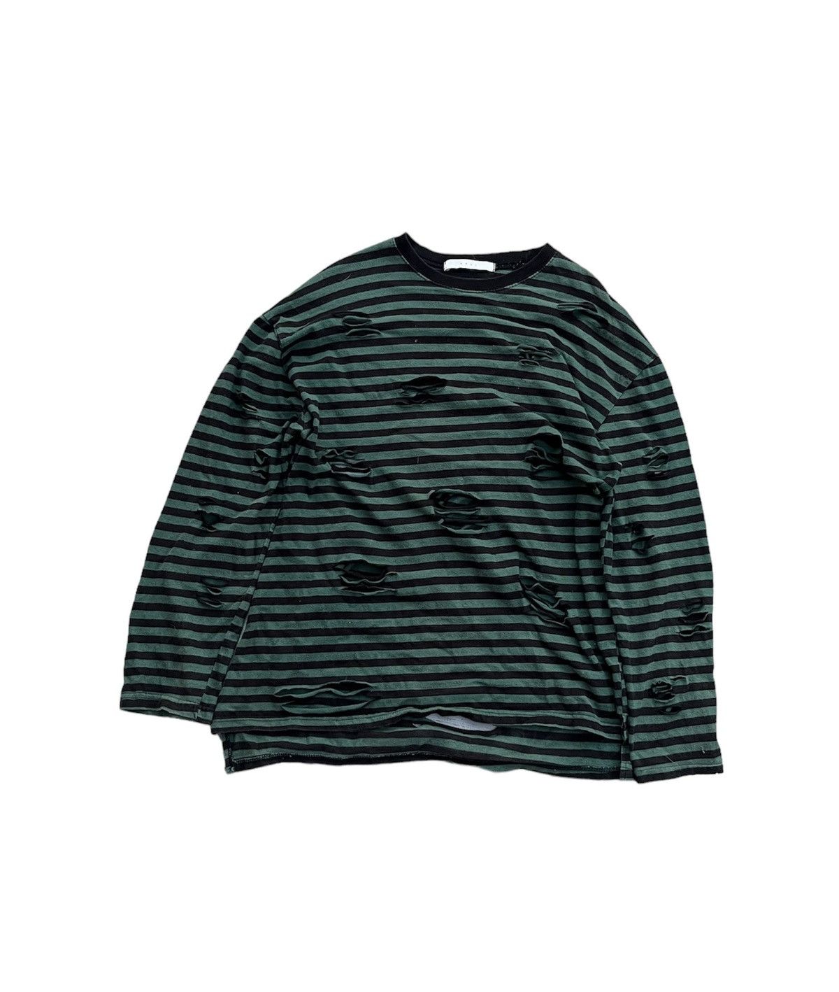 Japanese Brand RAUL DISTRESSED GRUNGE LONGSLEEVE KURT COBAIN STYLE Size US M / EU 48-50 / 2 - 1 Thumbnail