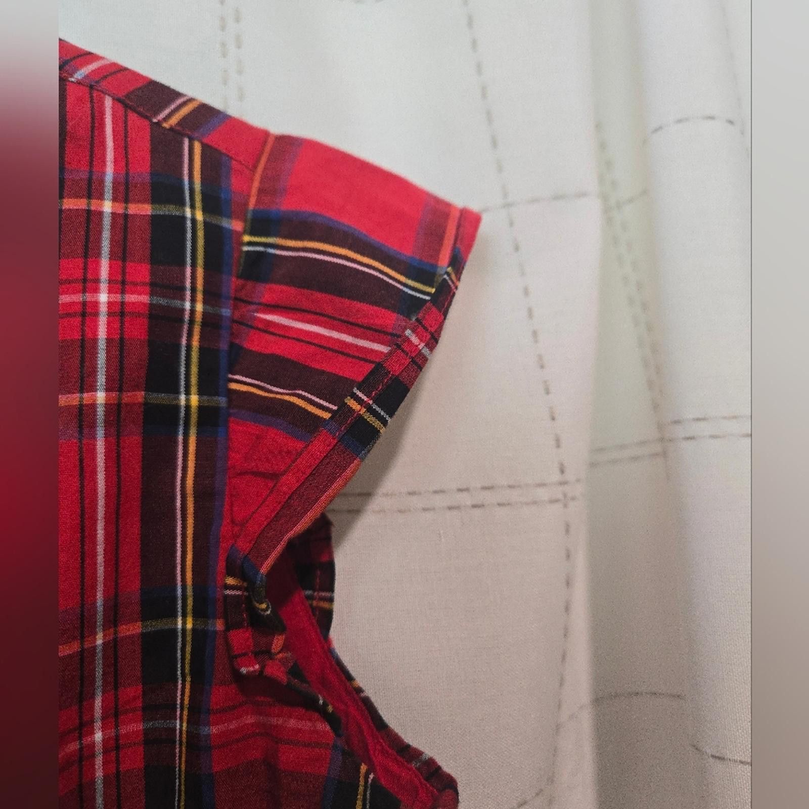 Designer Crewcuts Girls' Flutter-Sleeve Tartan Dress Size ONE SIZE - 3 Thumbnail