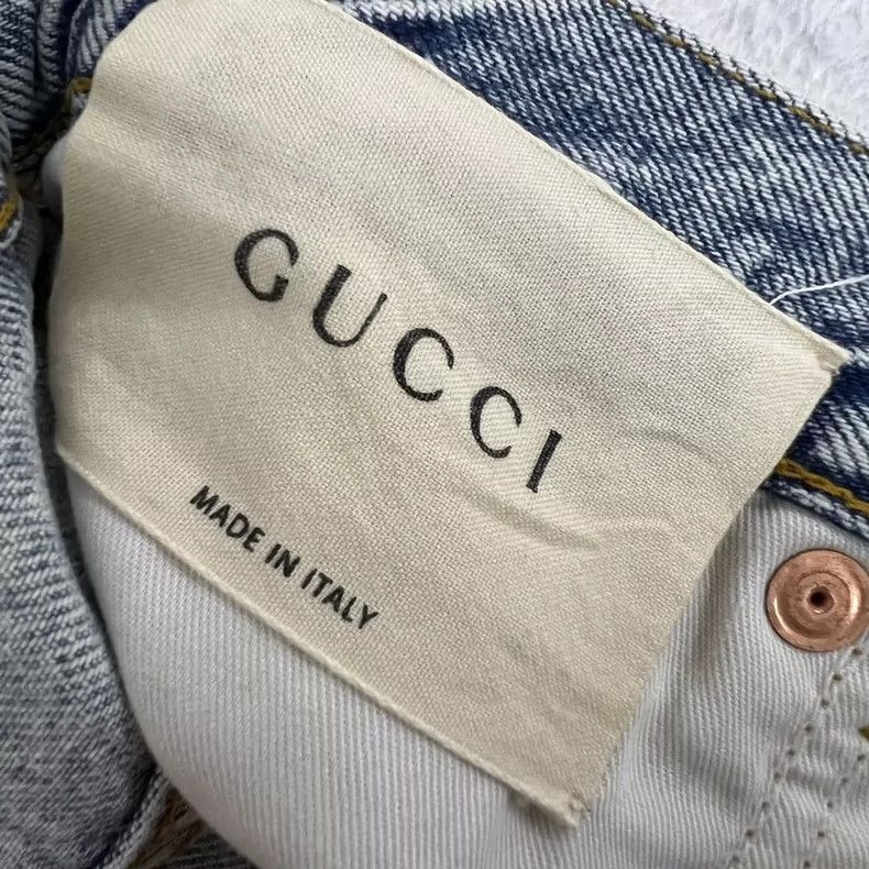 Gucci GucciCartoon element embroidered jeans 2503-Nextarrow Size US 26 / EU 42 - 3 Thumbnail