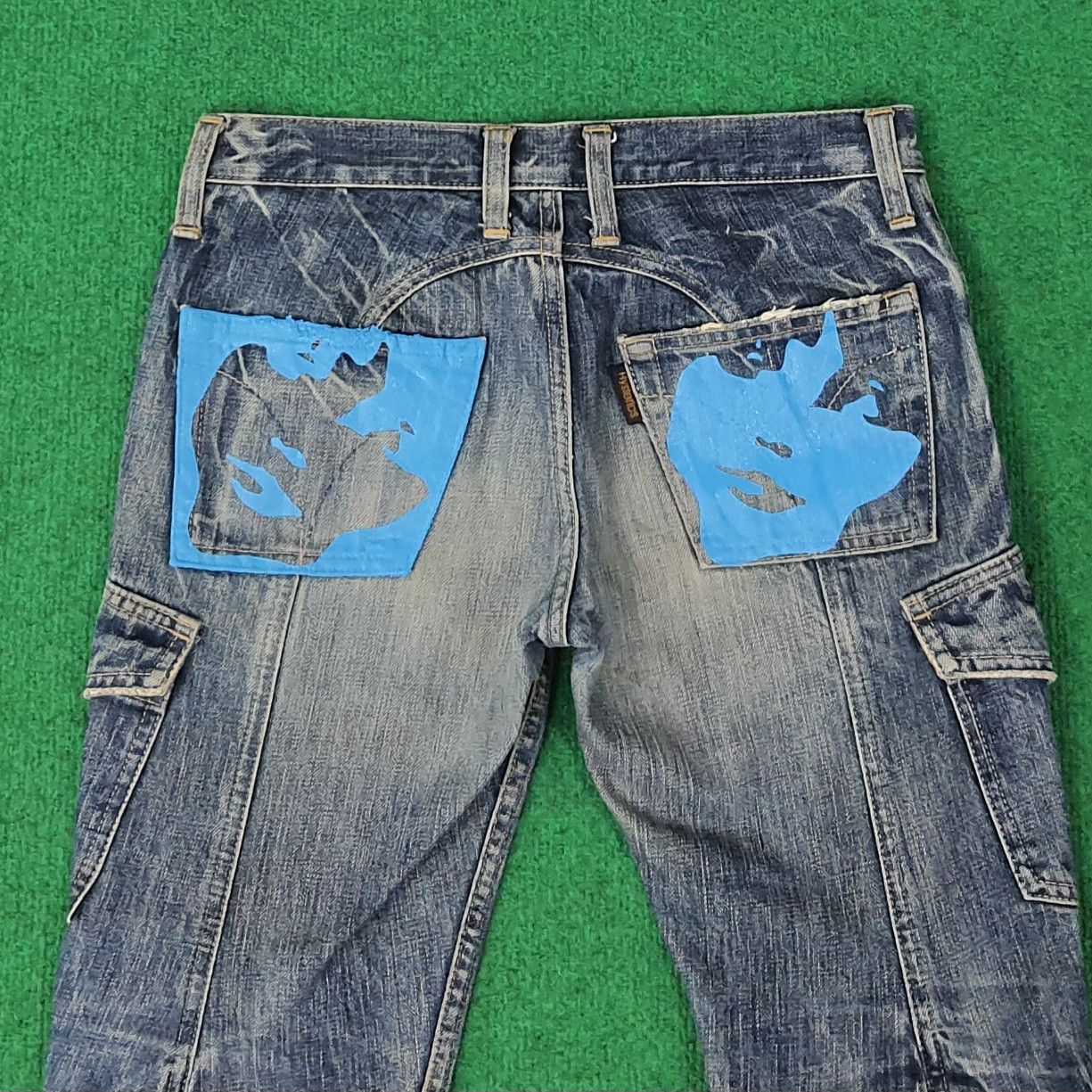 Hysteric Glamour Vintage Hysteric Glamour Japan 3Q Custom Logo Jeans C258N28 Size 27" / US 4 / IT 40 - 2 Thumbnail