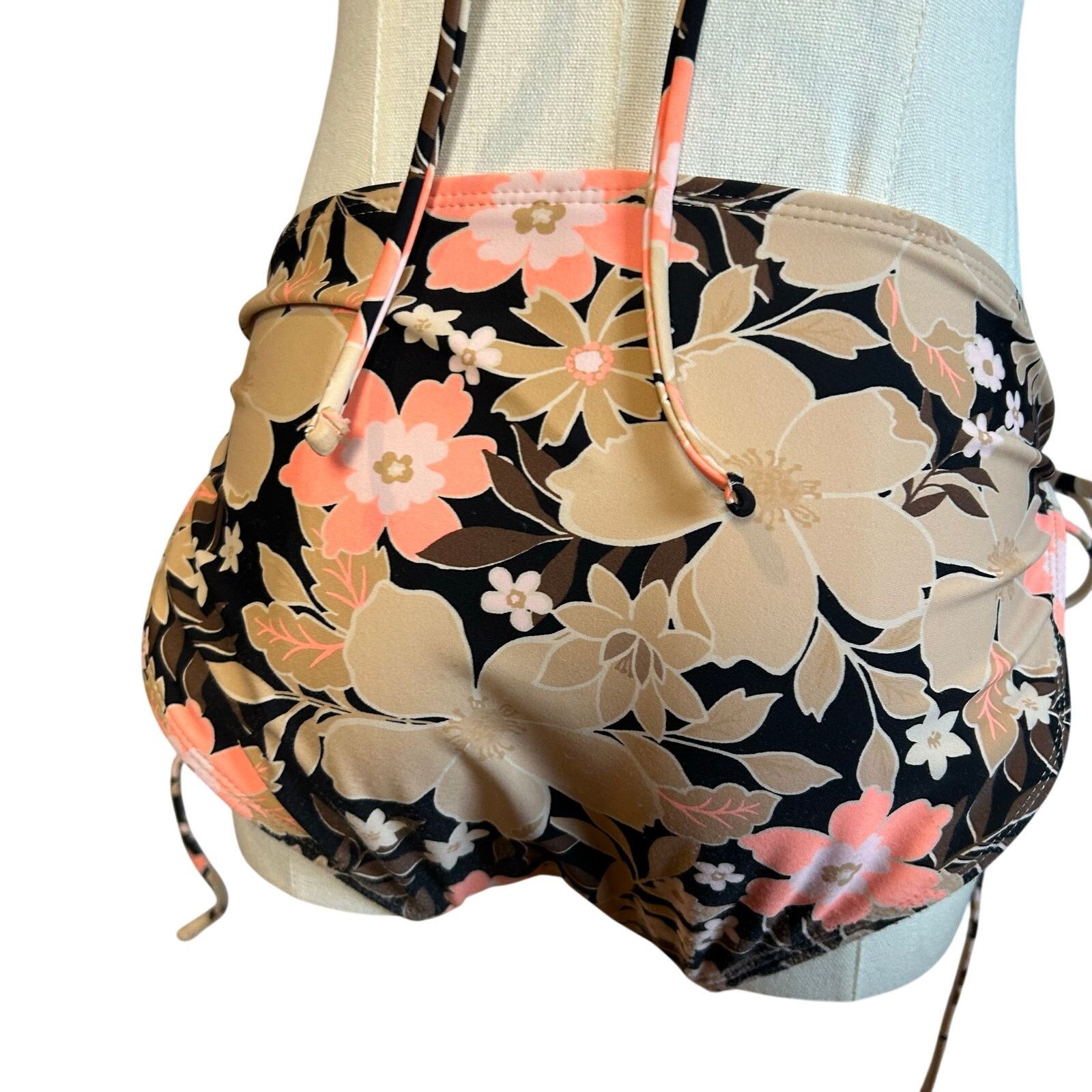 Other × Target Basics Brown Black String Bikini Set Adjustable Triangle Top Large Size ONE SIZE - 10 Thumbnail