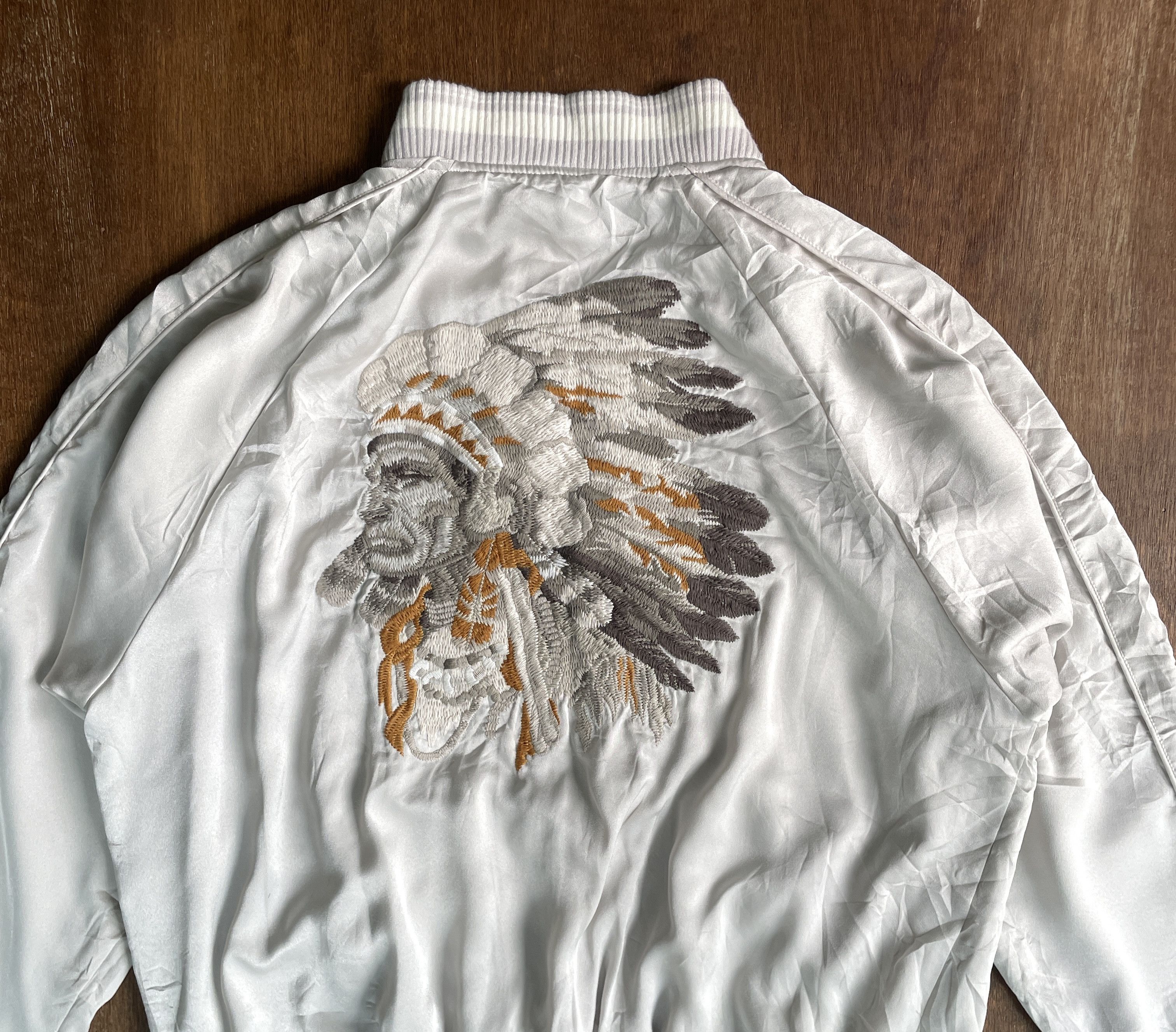 GOA G.O.A Native Americans Embroidery Bomber Jacket Size US M / EU 48-50 / 2 - 9 Thumbnail