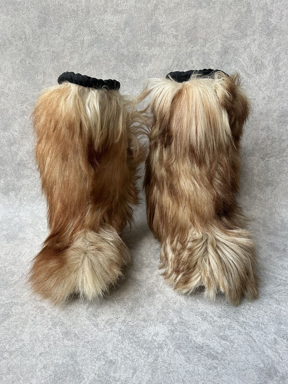 Saba Vintage Y2K Goat Fur Yeti Winter Boots Rick Owens Style Size US 7 / IT 37 - 4 Thumbnail