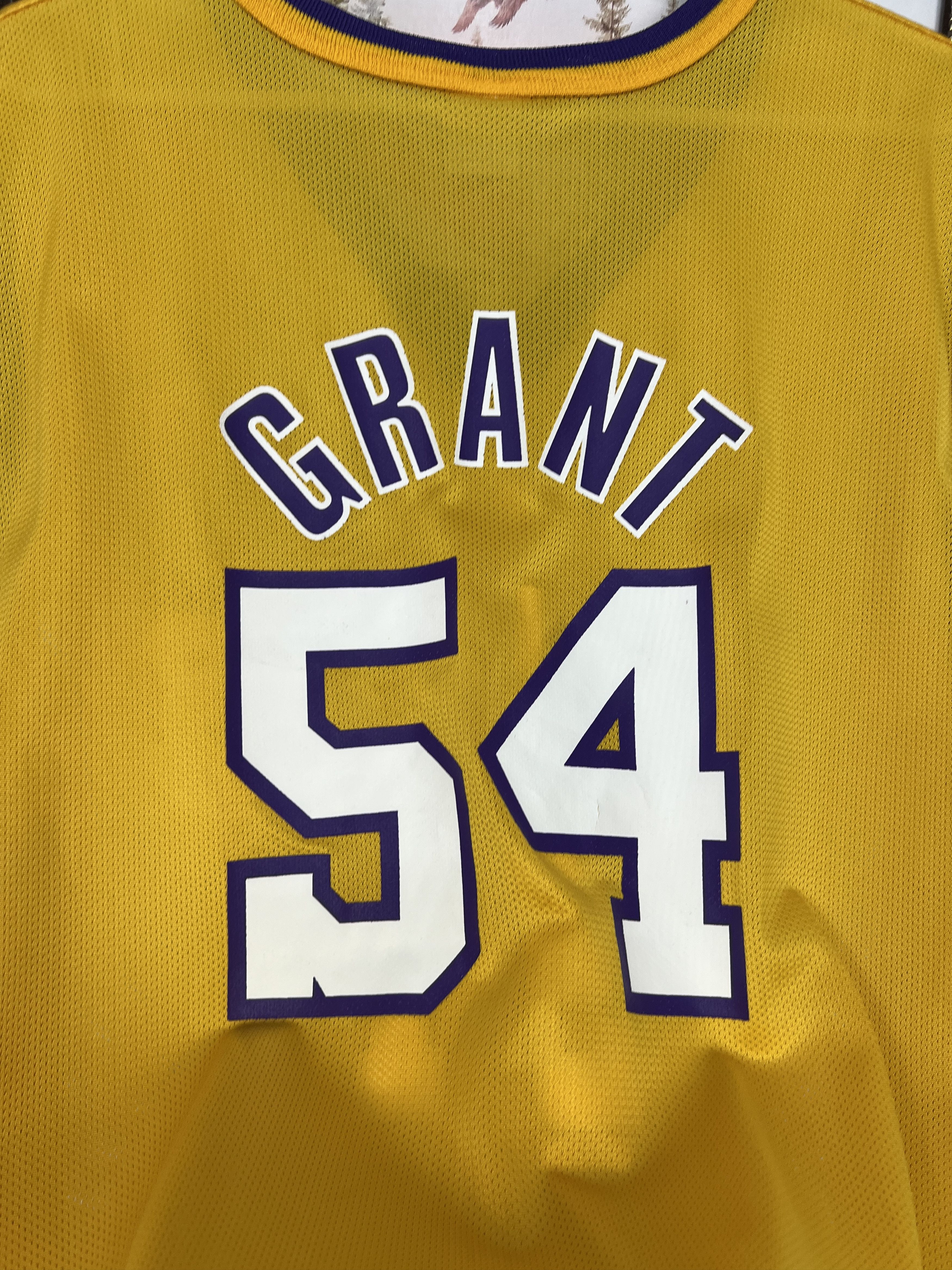 Champion Vintage 90's Champion Los Angeles Lakers Grant Jersey Size US L / EU 52-54 / 3 - 11 Thumbnail