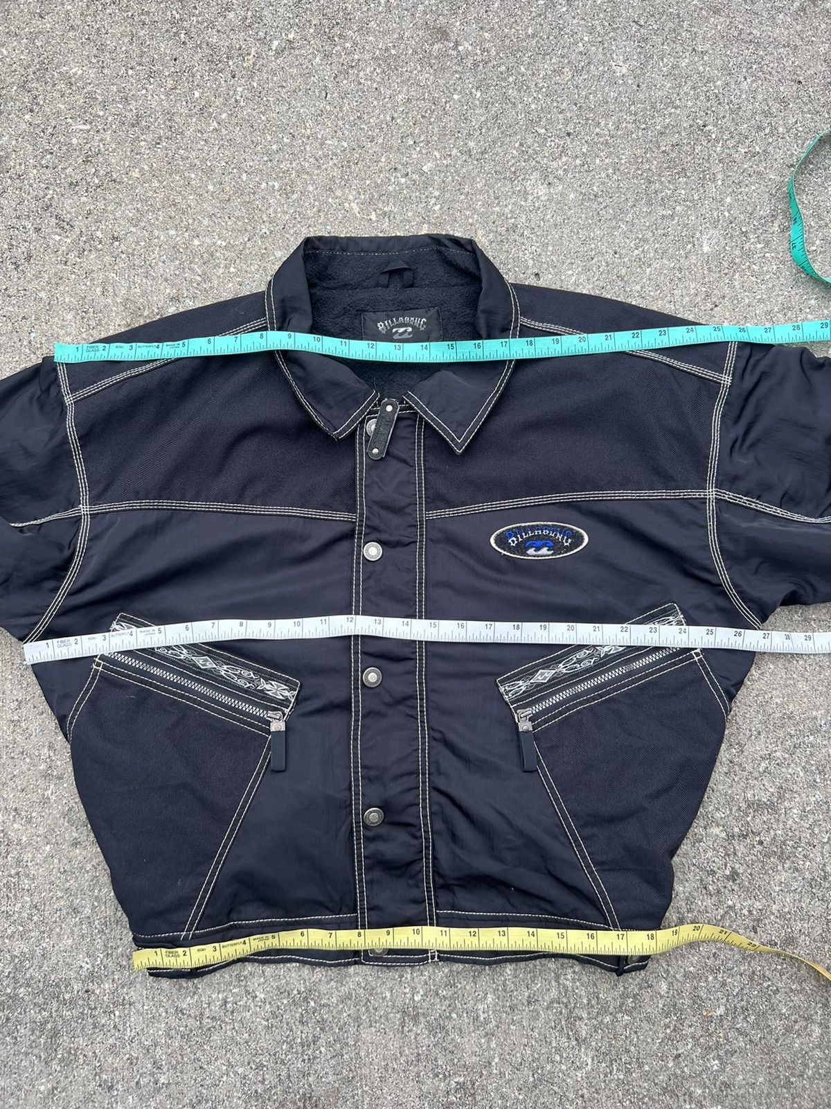 Billabong × Vintage Vintage 90s Billabong Hybrid Bomber Lined Jacket Size US M / EU 48-50 / 2 - 3 Thumbnail