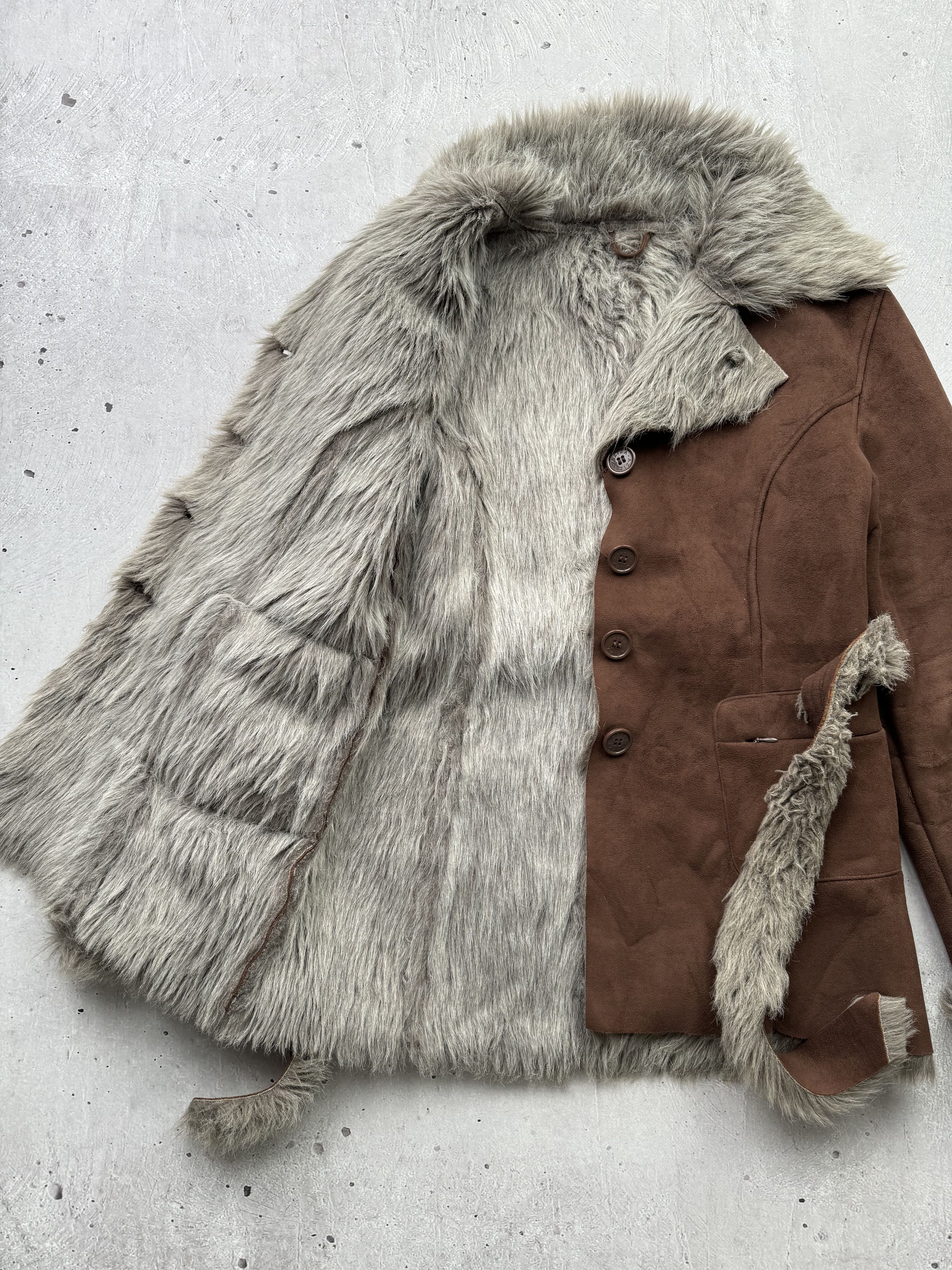 Other Vintage Amazing Faux Fur Coat With Belt Size M / US 6-8 / IT 42-44 - 6 Thumbnail