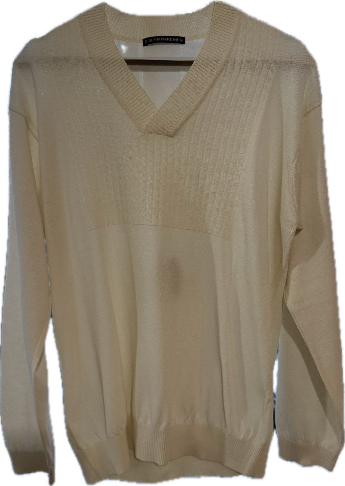 Issey Miyake Issey Miyake Cream Sweater Size US M / EU 48-50 / 2 - 1 Thumbnail