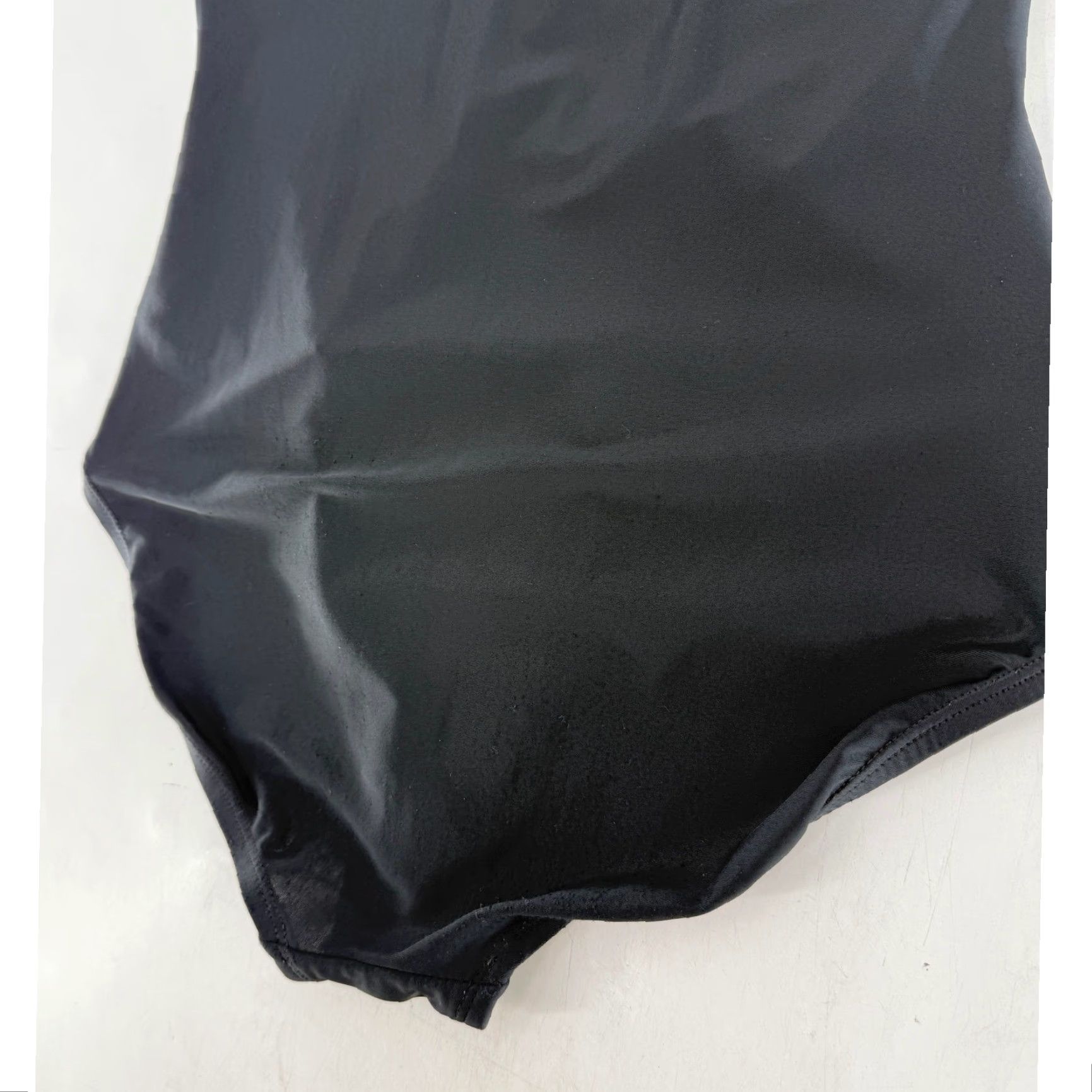Vintage Maxine of Hollywood Black Ruched One Piece Swimsuit Size 8 Size ONE SIZE - 4 Thumbnail