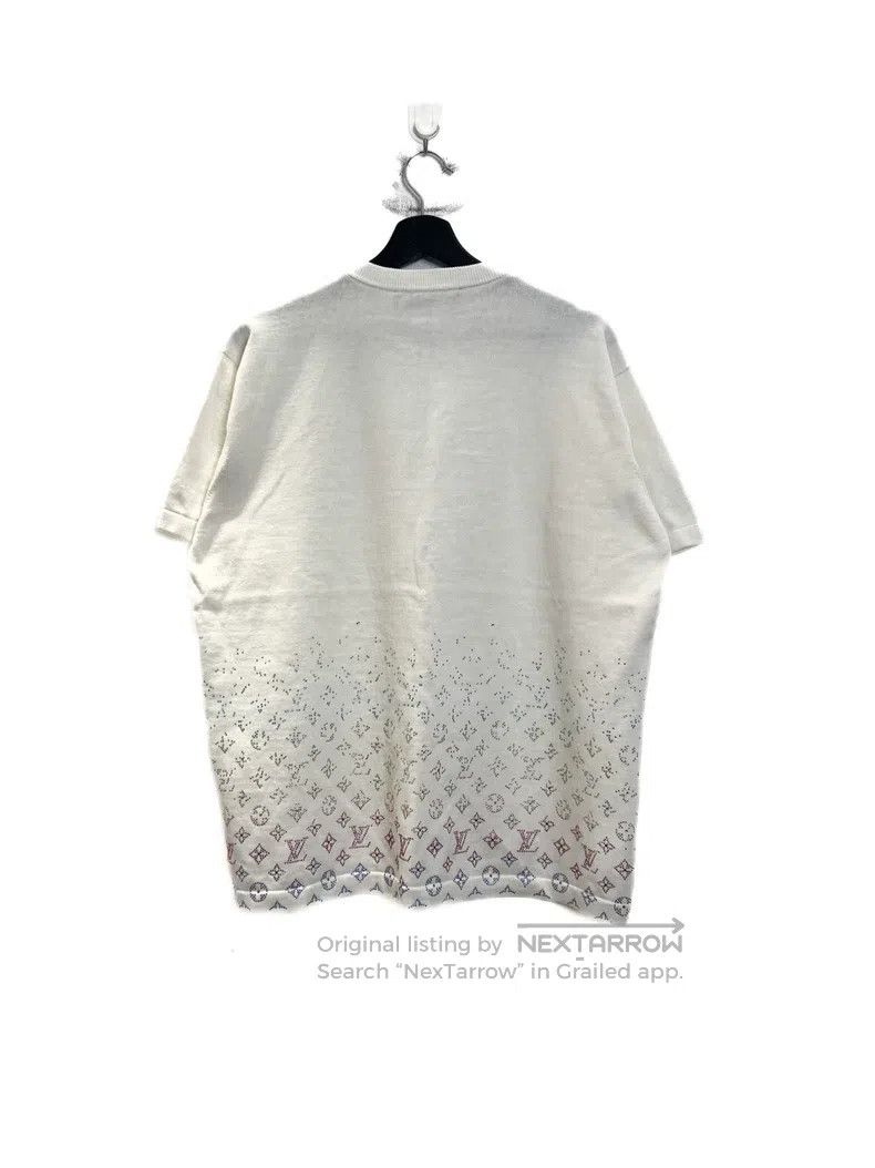 Louis Vuitton Louis Vuitton Rhinestone gradient knit short sleeves Size US M / EU 48-50 / 2 - 2 Thumbnail