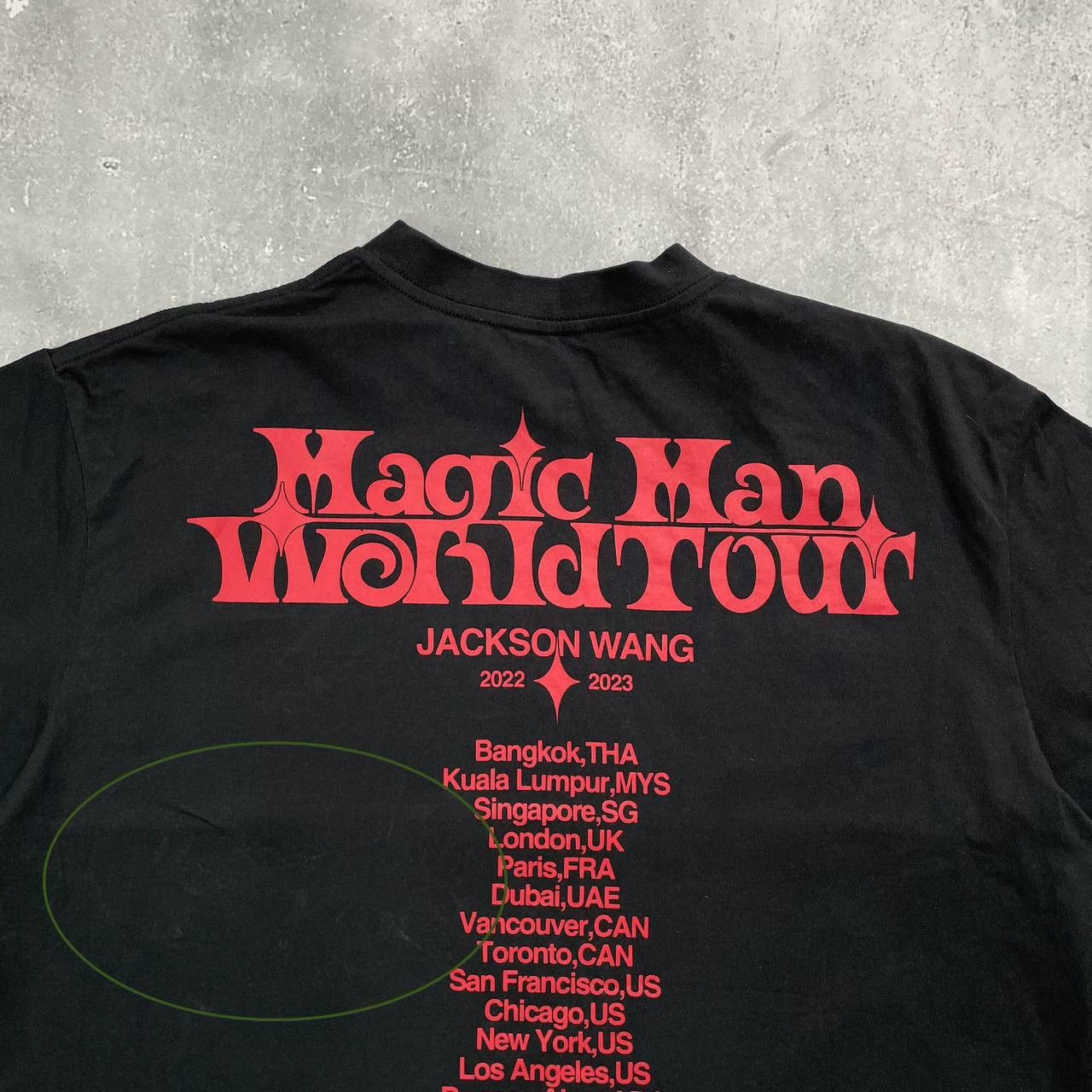 Band Tees Magic Man World Tour Jackson Wang 2022/ 2023 T Shirt Black Size US XL / EU 56 / 4 - 16 Thumbnail