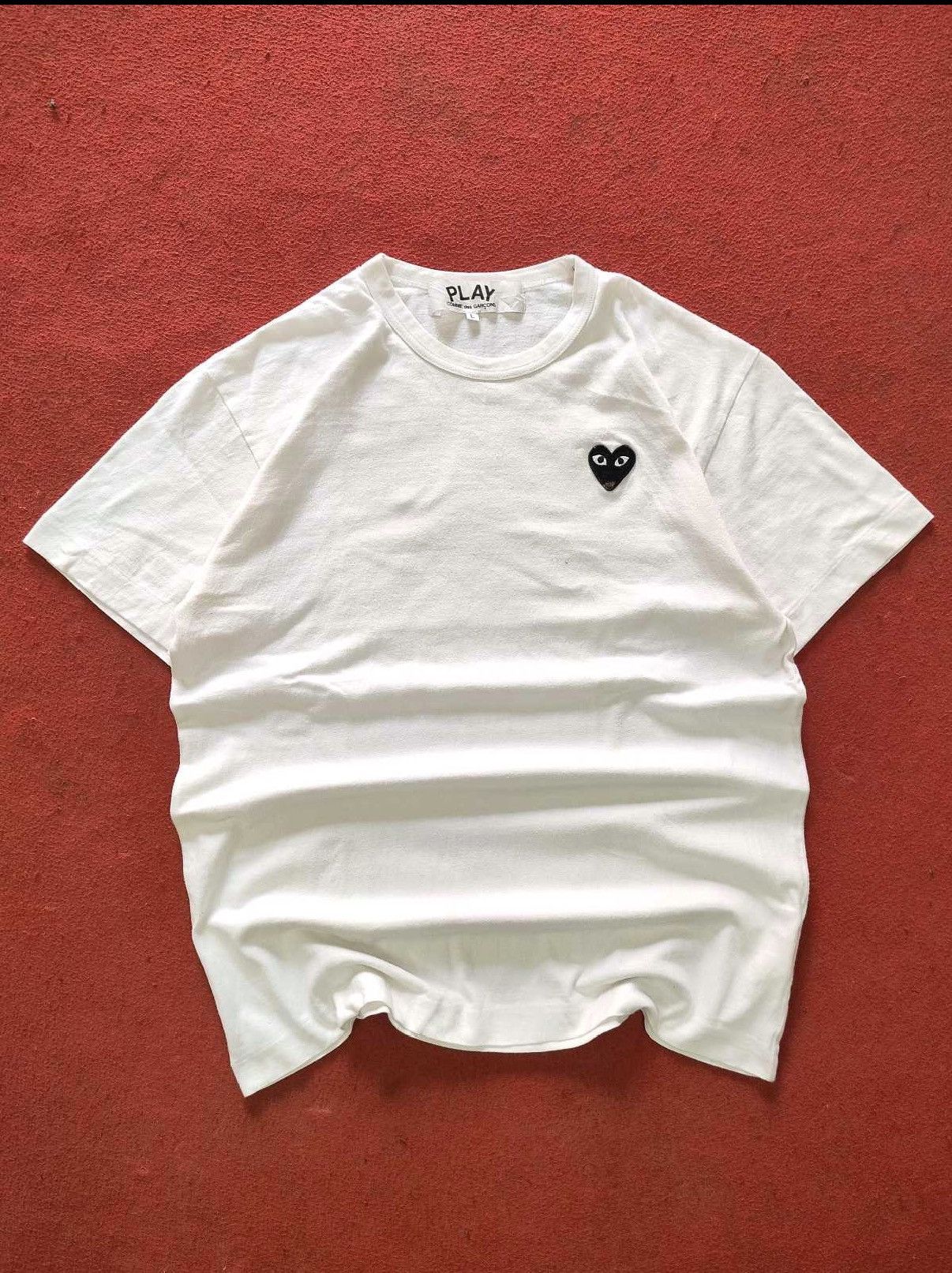 Comme des Garcons Short Sleeve White CDG 1986 ete logo print T