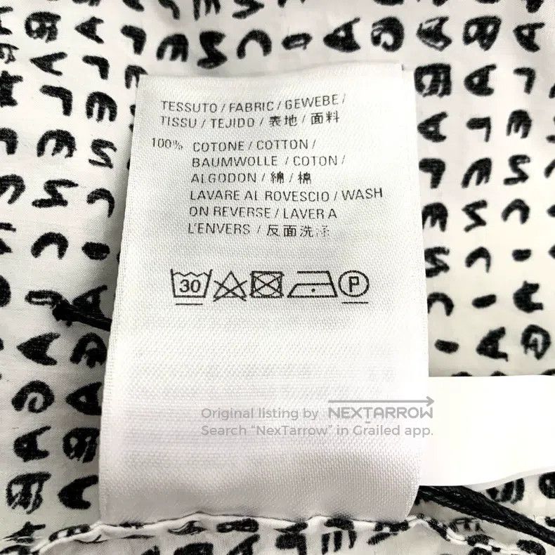 Balenciaga Balenciaga Graffiti Logo Fully Printed Collar Patchwork Co Size XS / US 0-2 / IT 36-38 - 7 Thumbnail