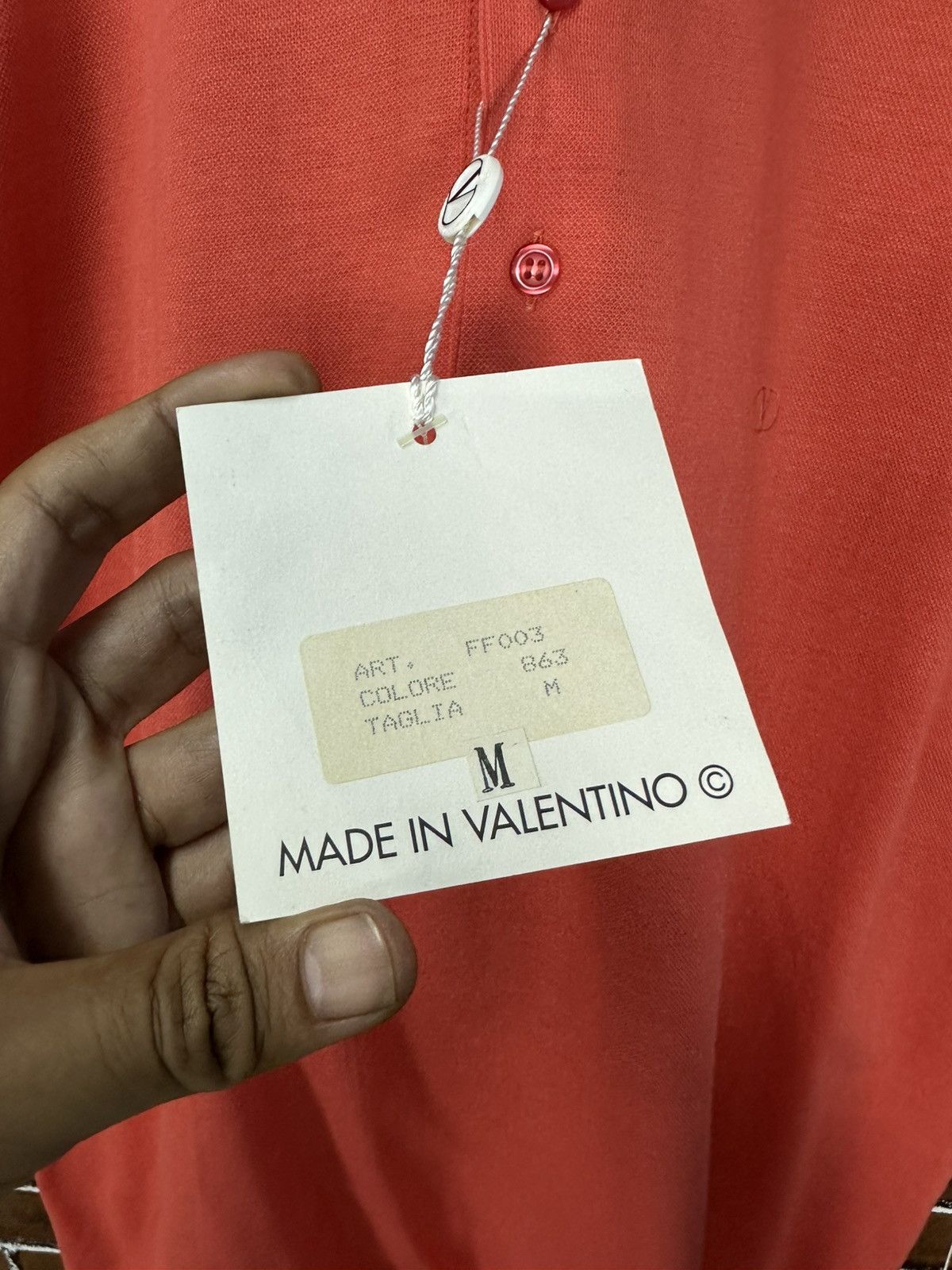 Valentino Vintage Valentino Polo Tee NOS A1020 Size US M / EU 48-50 / 2 - 8 Thumbnail