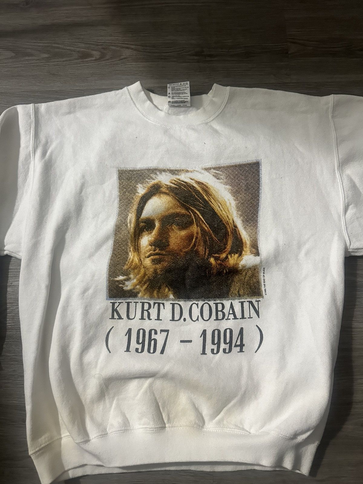 Band Tees Vintage Nirvana 1994-1995 Kurt Cobain Memorial Sweater Size US M / EU 48-50 / 2 - 2 Thumbnail