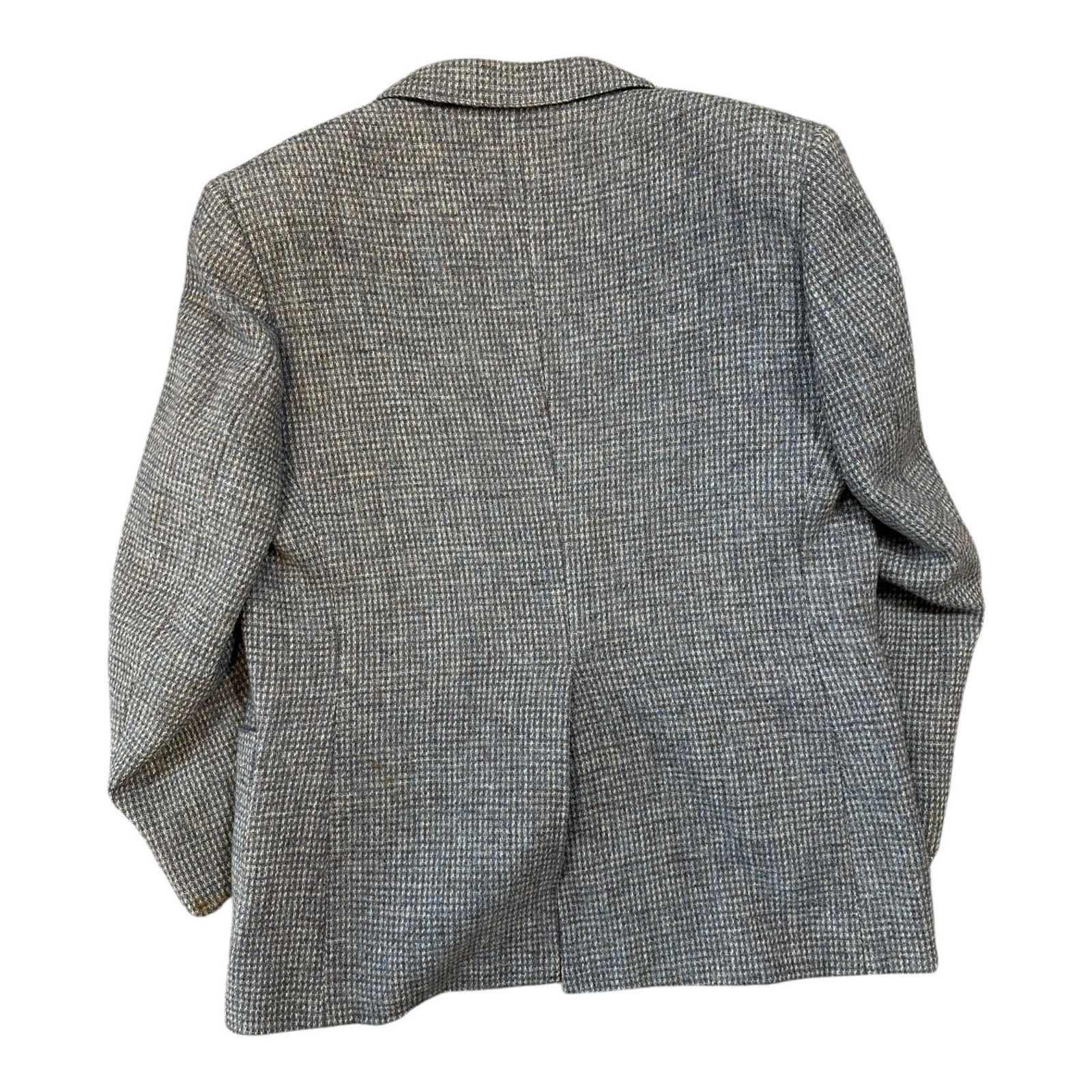 Harris Tweed Harris Tweed Blazer Mens 42R Wool Sport Coat Vintage Size 42R - 2 Thumbnail