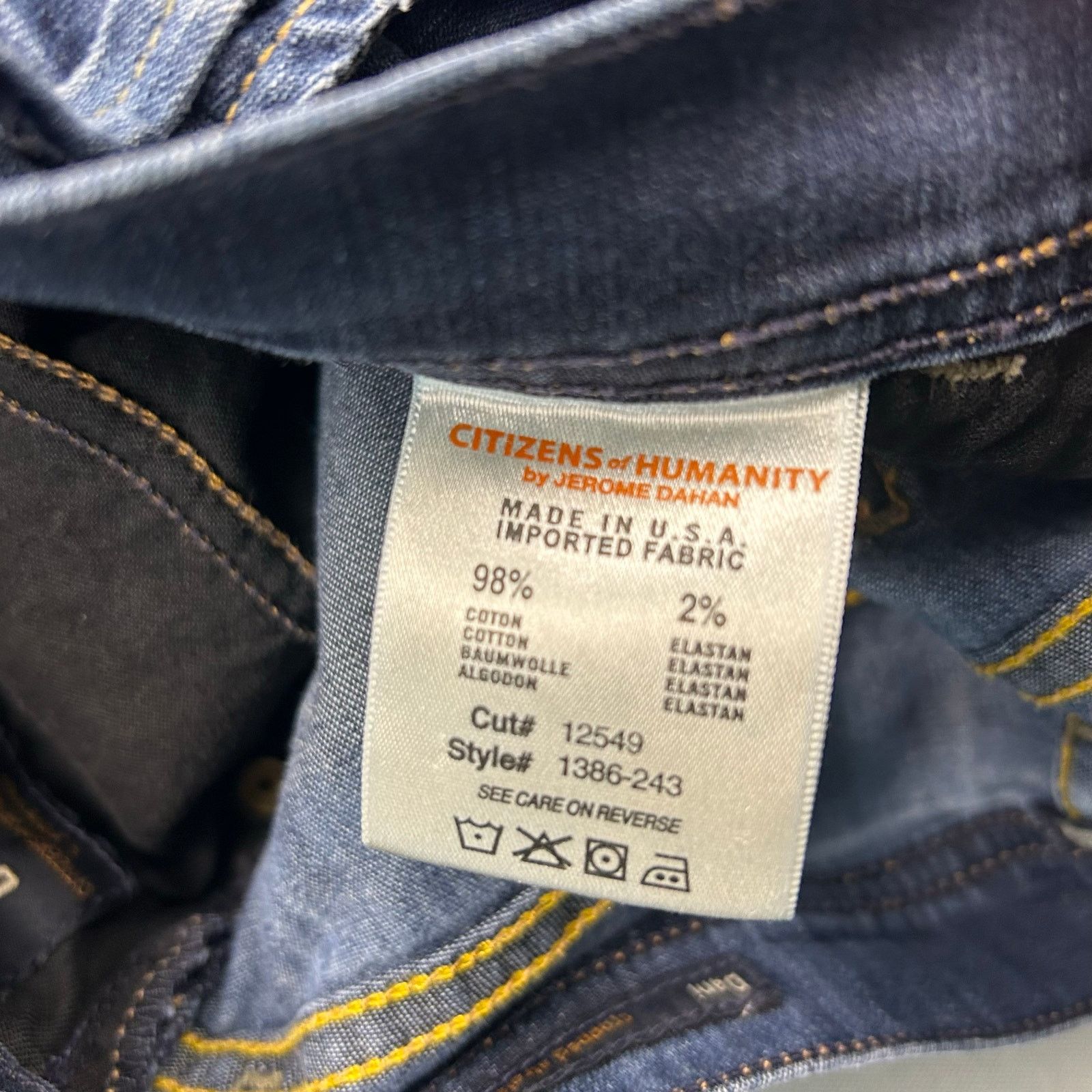 Citizens Of Humanity Citizens of Humanity Jeans Dani Crop Straight Leg 26 Size 27" / US 4 / IT 40 - 9 Thumbnail