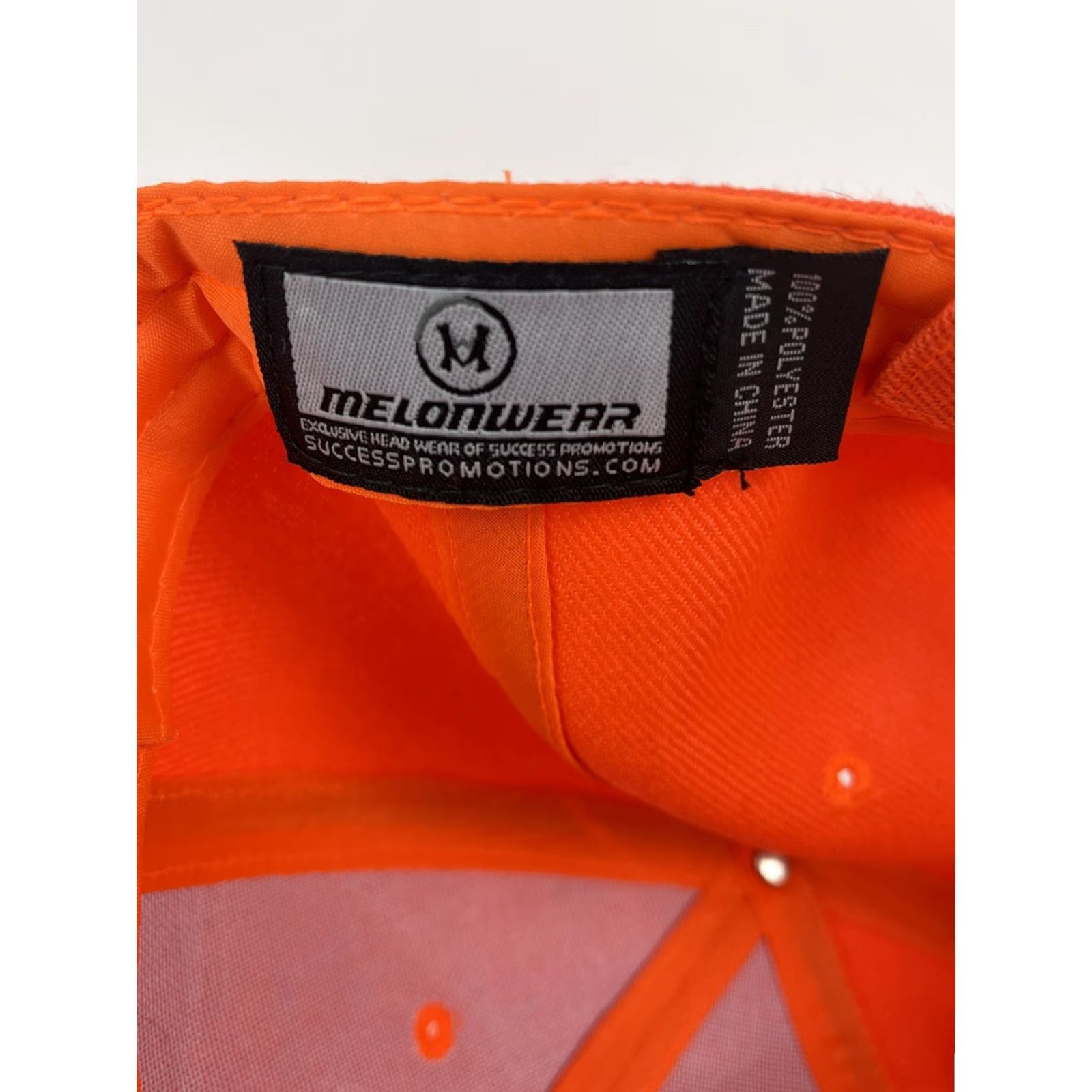 Vintage BASEBALL Cap Aberdeen Ironbirds Orange Melonwear Adjustable OSFM Unisex Adults Baseball Theme Predator 90s? Size ONE SIZE - 8 Thumbnail