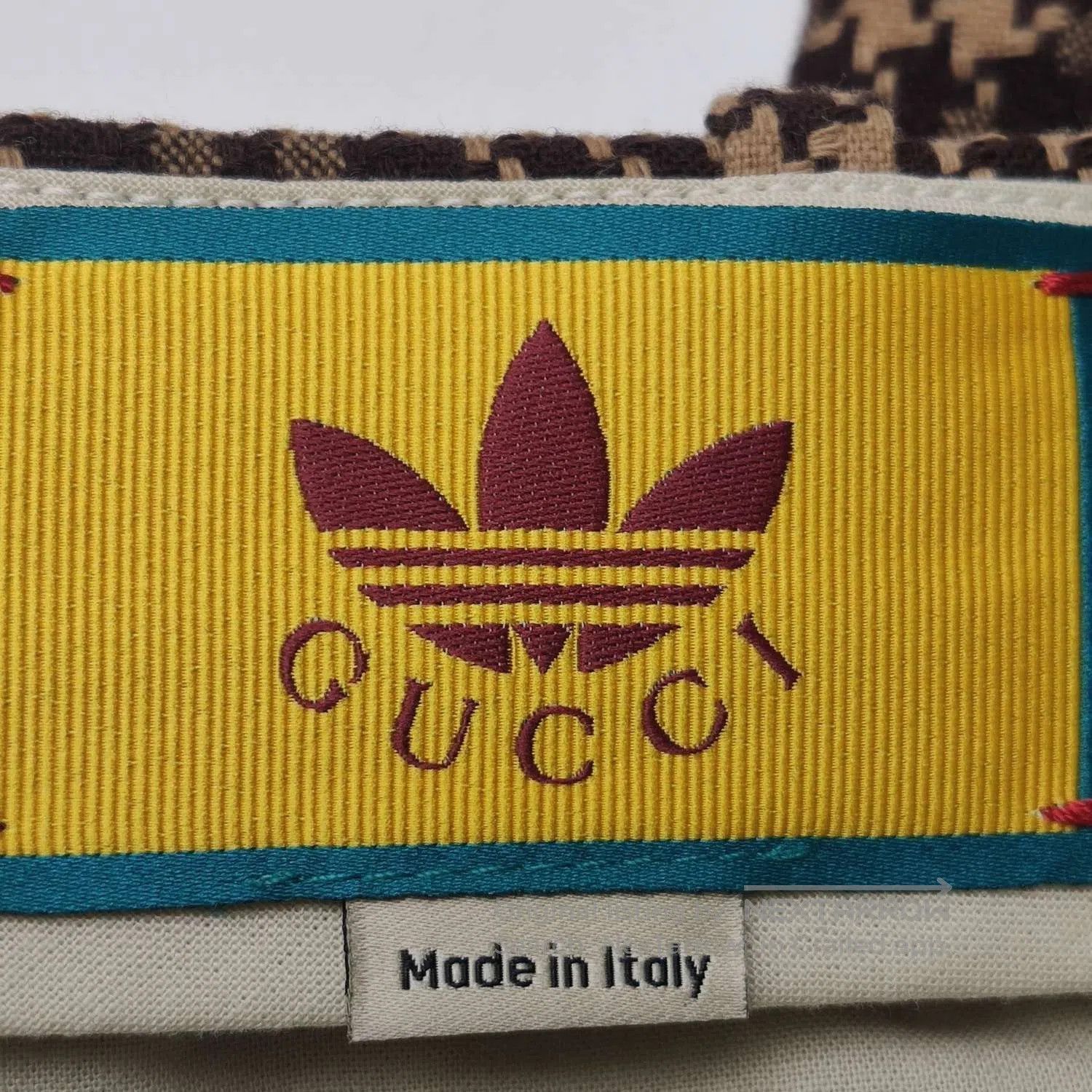 Gucci Gucci x Adidas Wool Check Logo Trousers XS. Size 37" - 2 Thumbnail