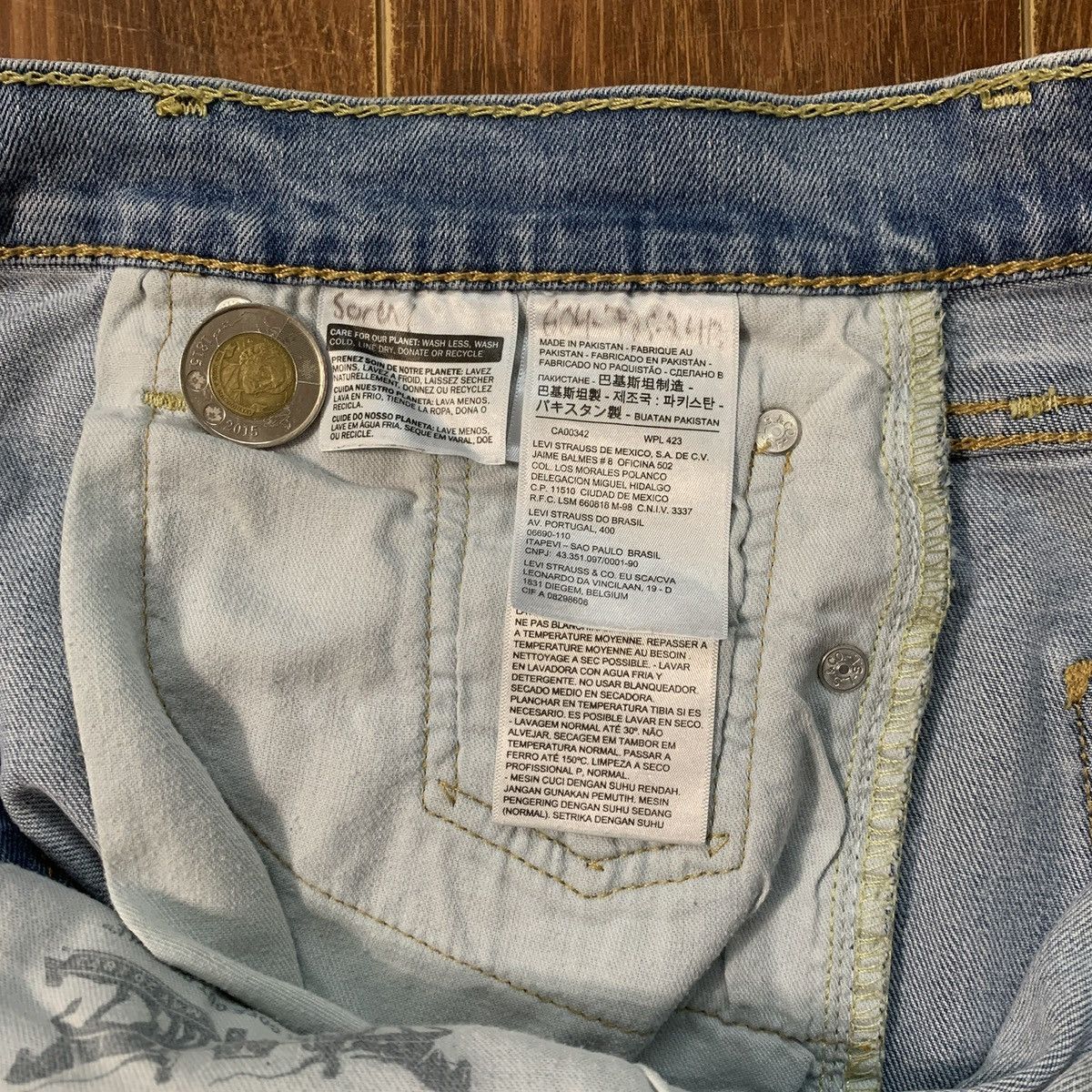 Levi's Levi’s 511 Slim Fit Light Wash Jeans 29x30 Size US 29 - 7 Thumbnail