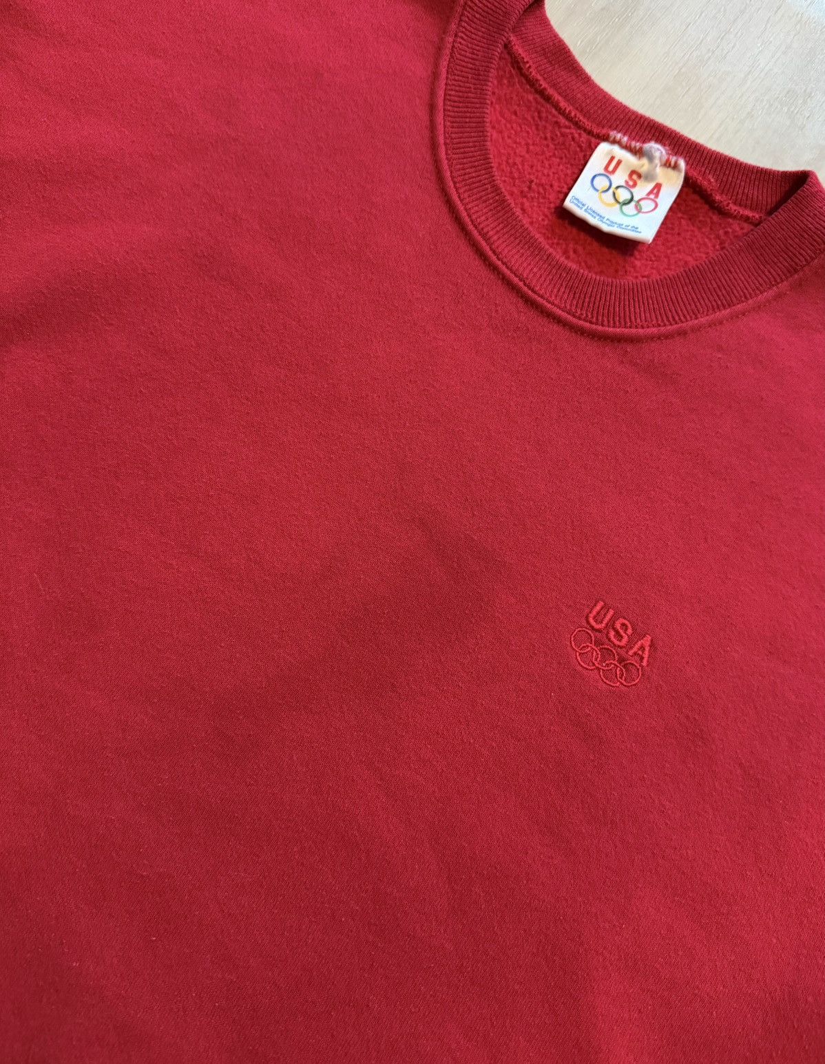 USA Olympics Vintage USA Olympic Embroidered Logo Crewneck Sz M Blank Size US M / EU 48-50 / 2 - 2 Thumbnail