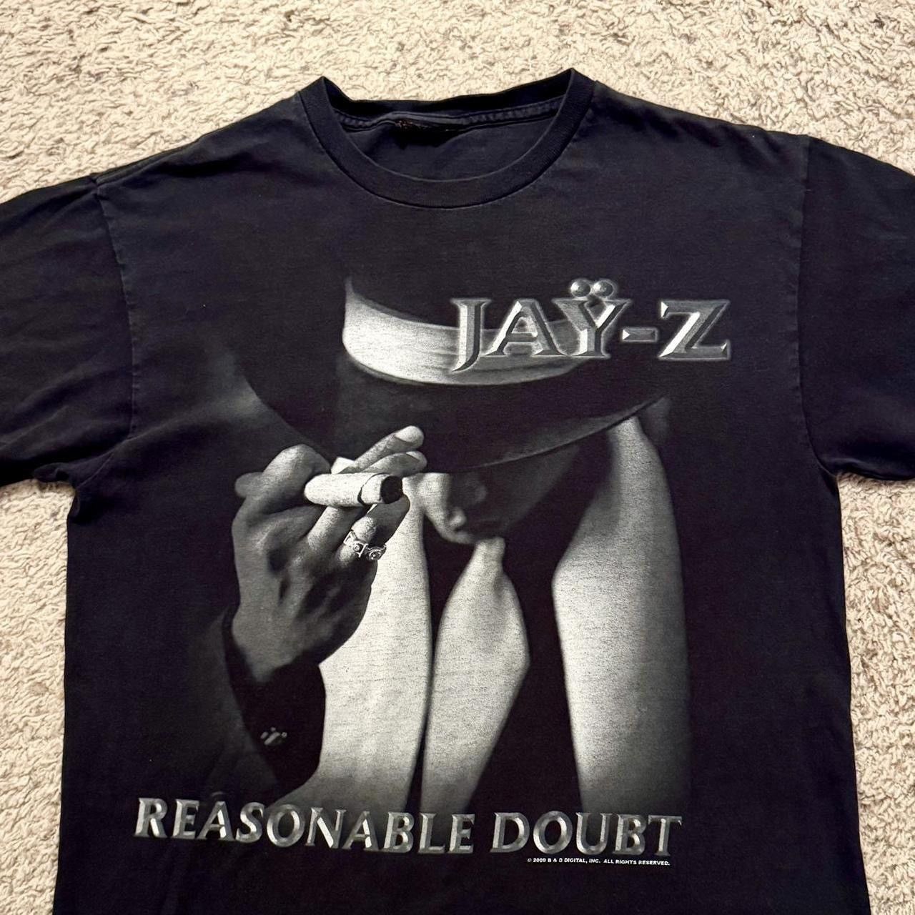 Jay-Z Vintage Jay-Z Reasonable Doubt Album Tee M/L Size US L / EU 52-54 / 3 - 3 Thumbnail