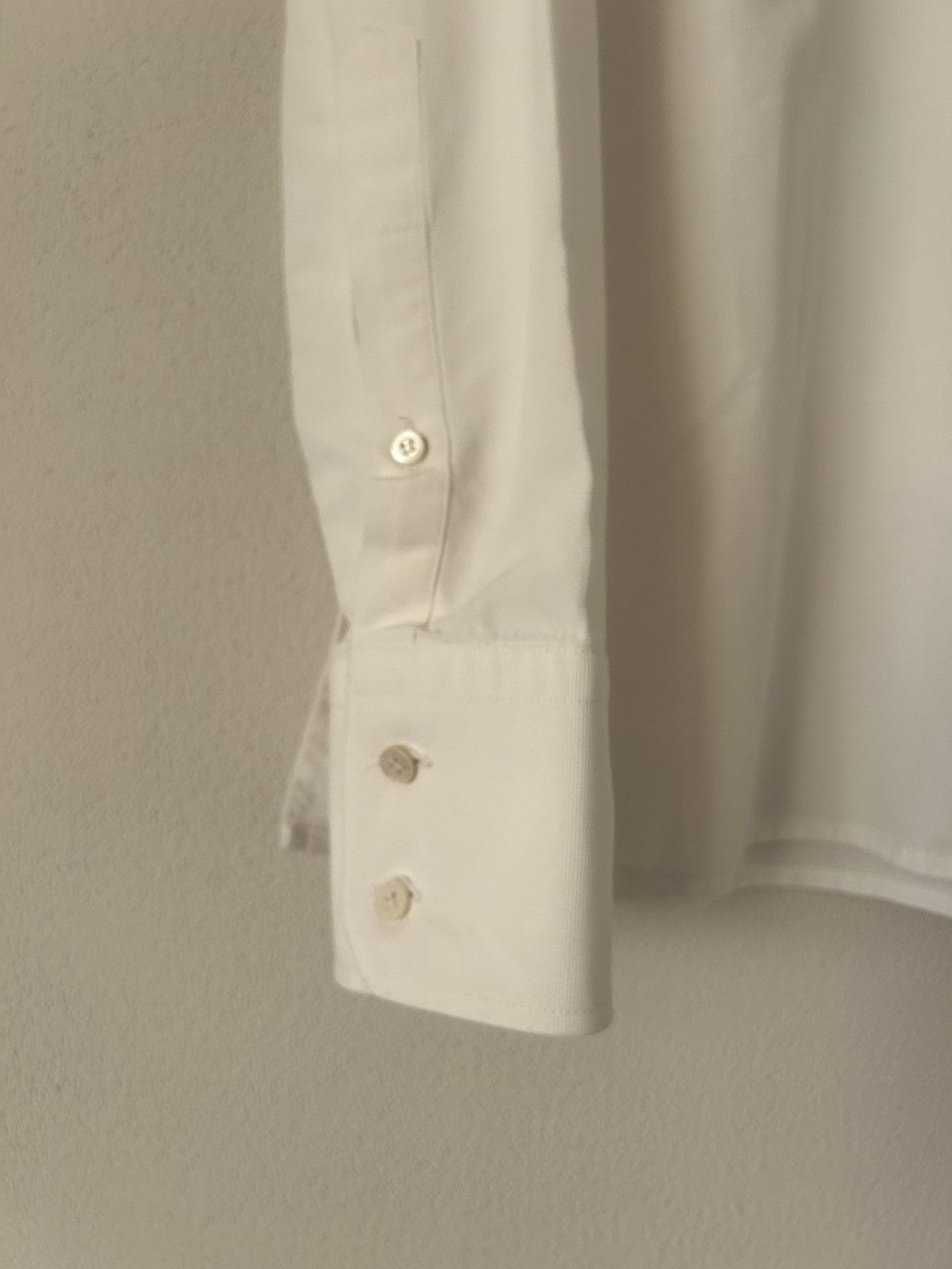 Gucci Gucci Classic White Cotton Shirt - Size 41 (16 1/4) Size US L / EU 52-54 / 3 - 3 Thumbnail