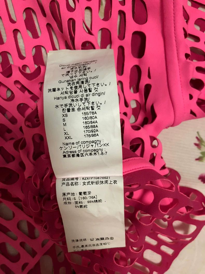 Kenzo KENZO Pink T-shirt Size S / US 4 / IT 40 - 6 Thumbnail