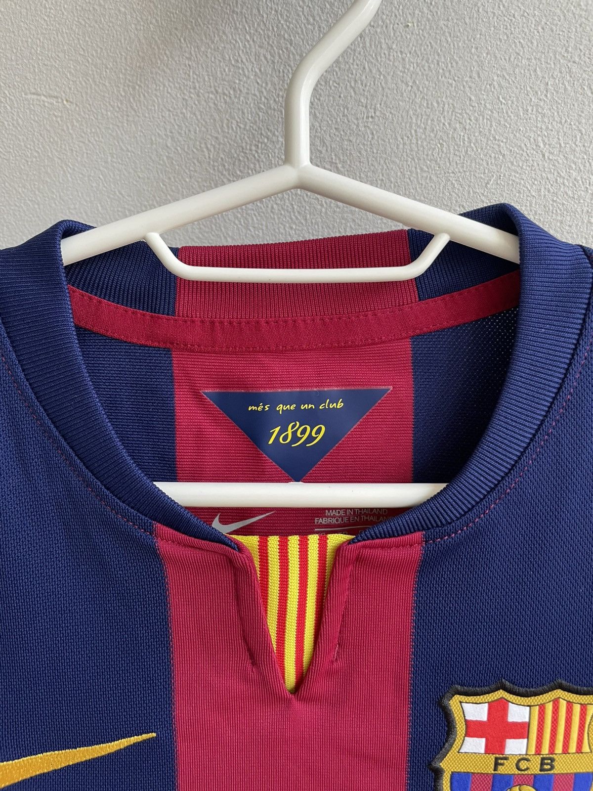 Nike Barcelona 2014 2015 Home Shirt Football Soccer Jersey Nike Size XS / US 0-2 / IT 36-38 - 8 Thumbnail