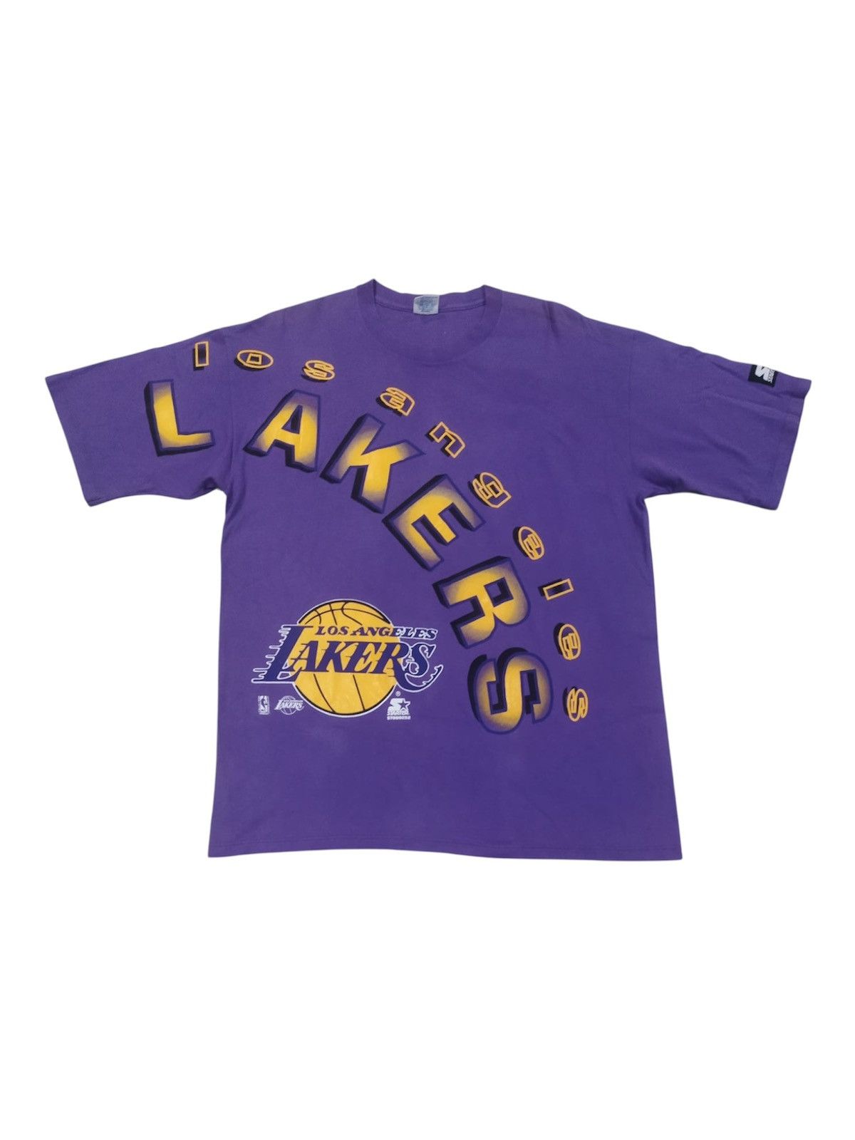 Starter Vintage 1990s Starter Lakers Shirt Size US L / EU 52-54 / 3 - 1 Thumbnail