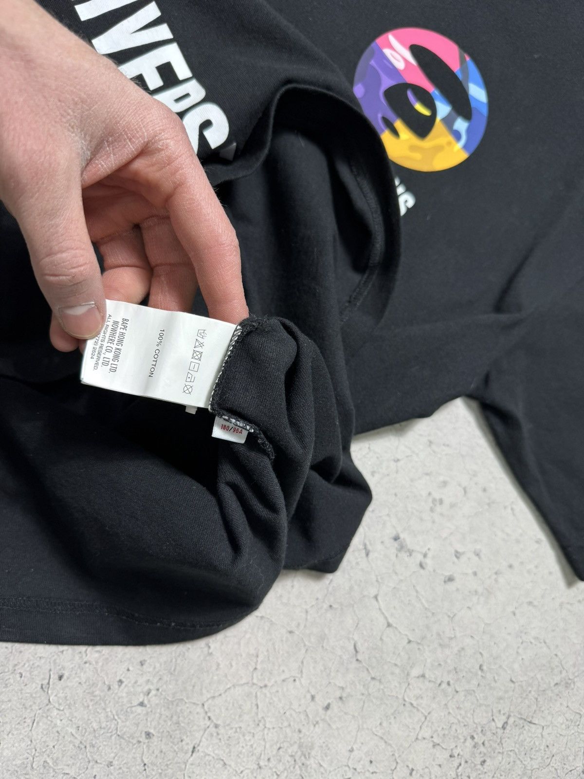 Aape Aape A Bathing Ape Big Logo Bape T-Shirt Black Size L Size US L / EU 52-54 / 3 - 6 Thumbnail