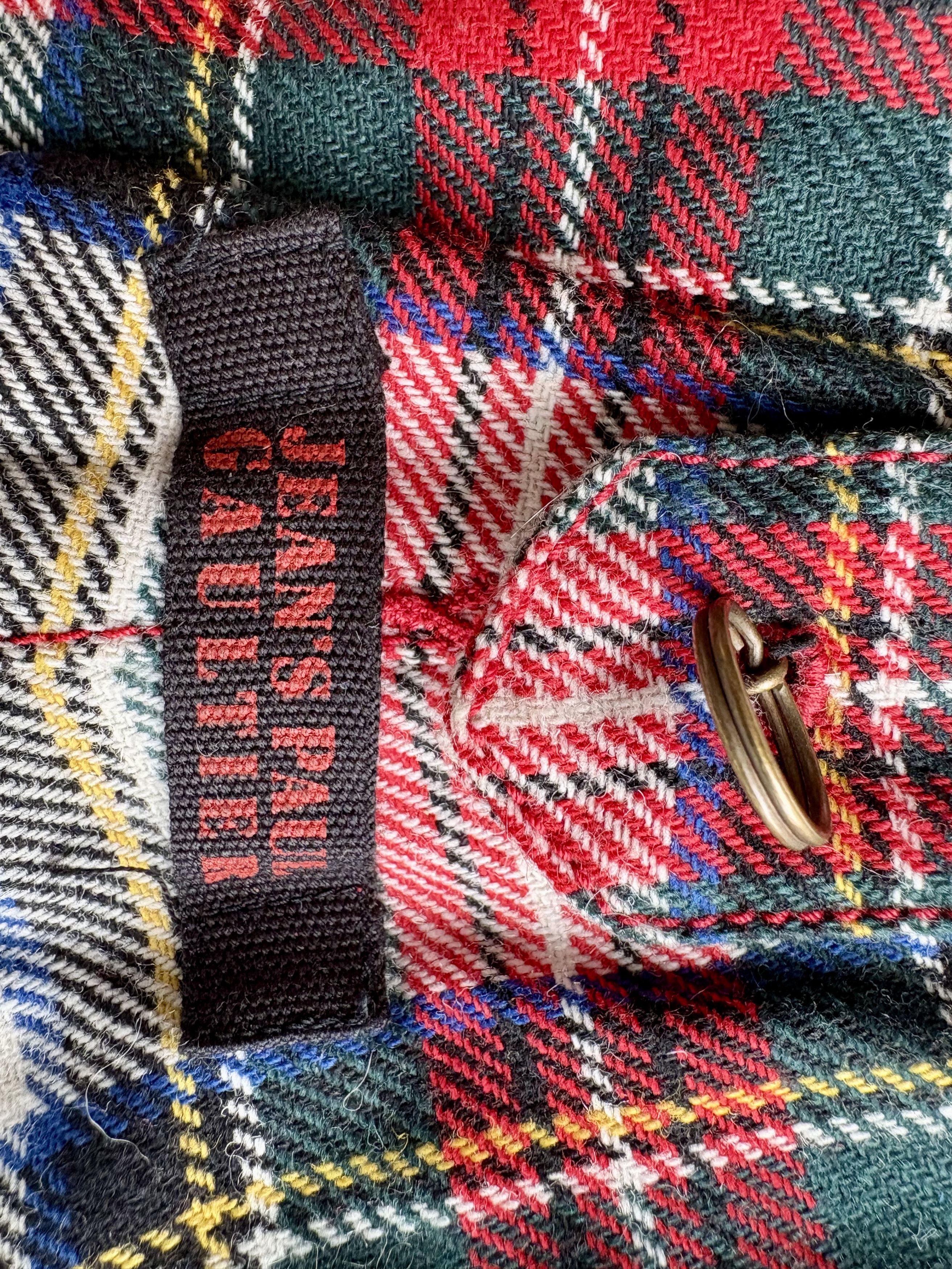 Jean Paul Gaultier Archival JEAN PAUL GAULTIER Tartan Sailor Pants – Unworn Size US 34 / EU 50 - 15 Thumbnail