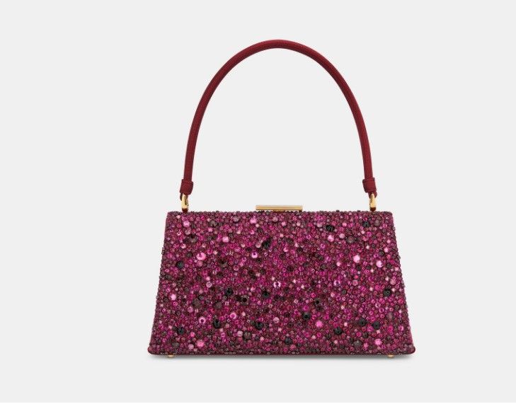 Dior o1w1db11224 Size: OS / Top Handle Bag in Burgundy Size ONE SIZE - 4 Thumbnail