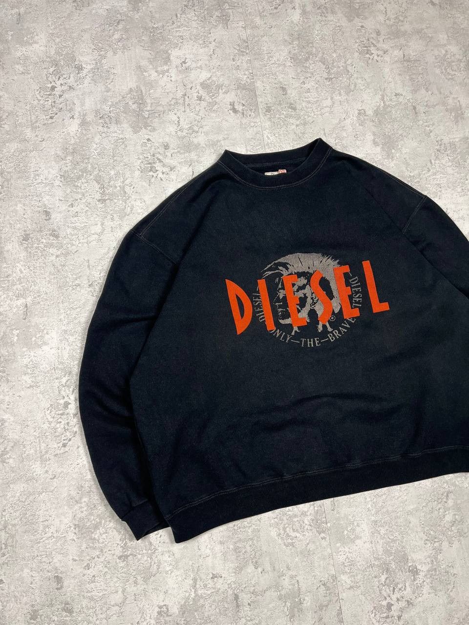 Vintage Diesel Y2K Sweatshirt Big Logo
