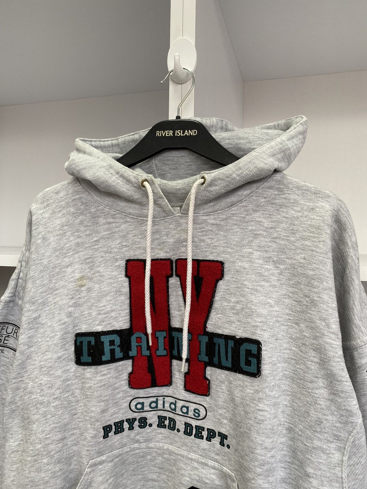 Adidas × Vintage Vintage Adidas NY Training Hoodie Size US M / EU 48-50 / 2 - 7 Thumbnail