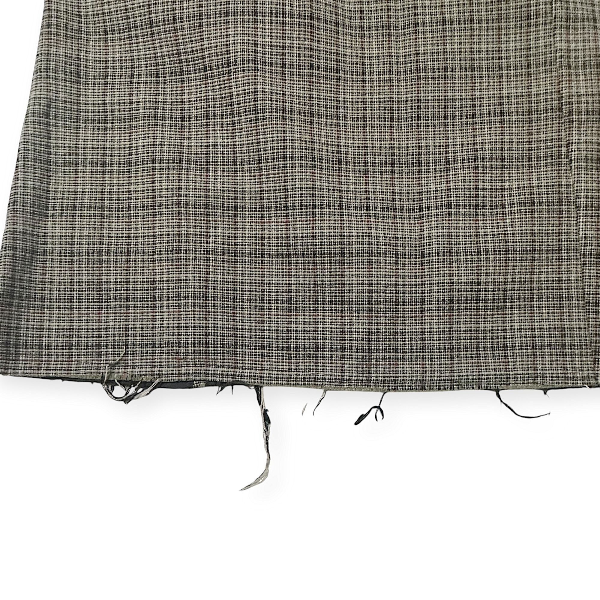 Marni Marni c.2010 Checked A‑Line Skirt IT42 Raw Hem Size 28" / US 6 / IT 42 - 10 Thumbnail