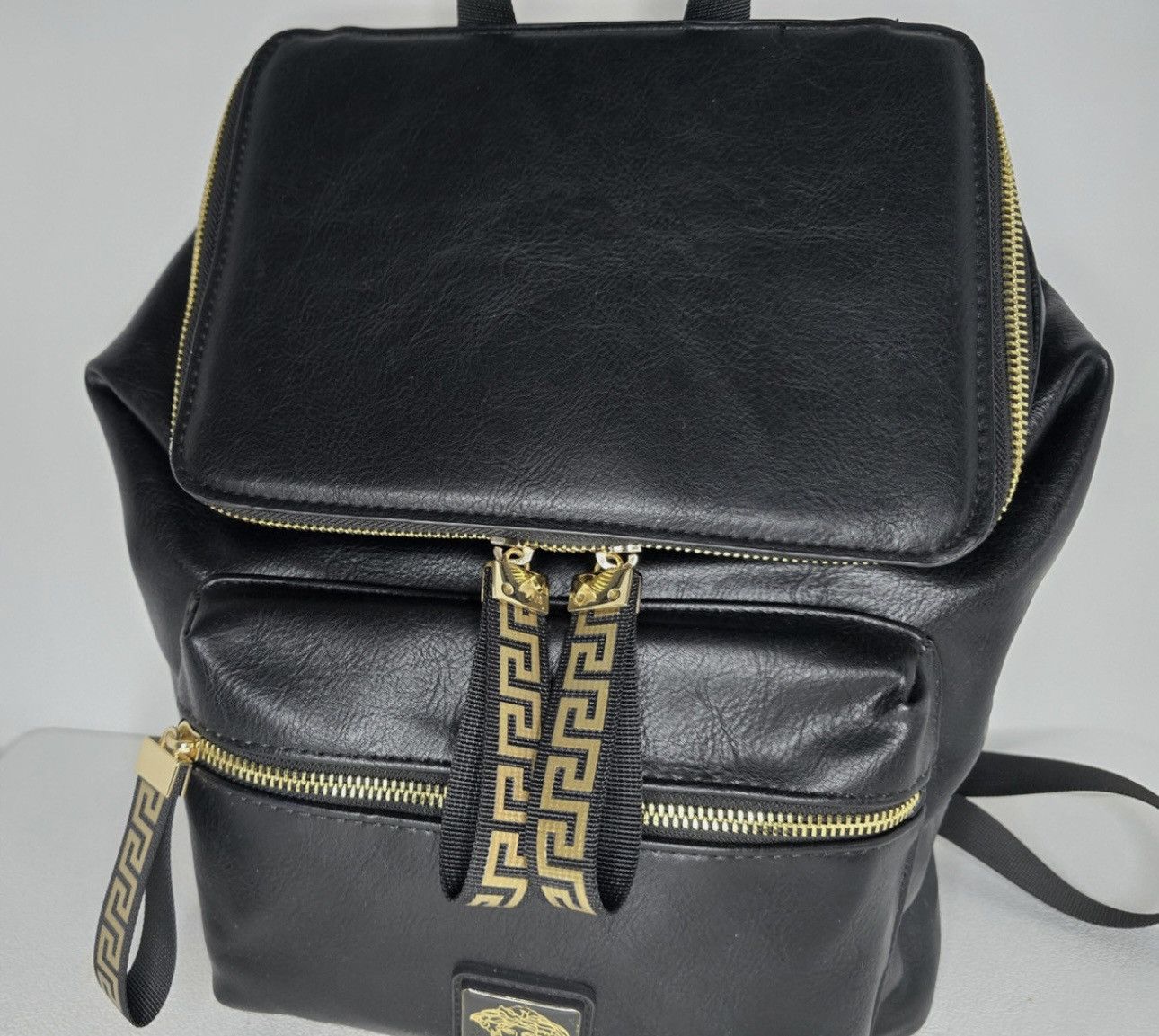 Versace Versace Faux Leather backpack Size ONE SIZE - 3 Thumbnail