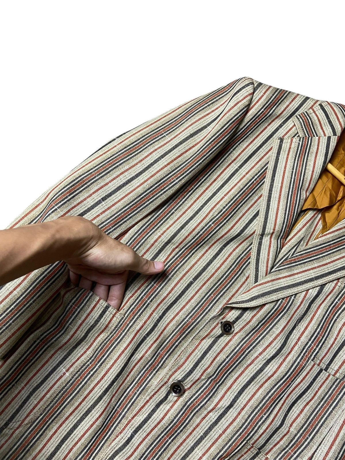 Japanese Brand GAGNIERE LONDON x TAILOR ITO Stripes Blazer (142) Size US XXS / EU 40 - 4 Thumbnail